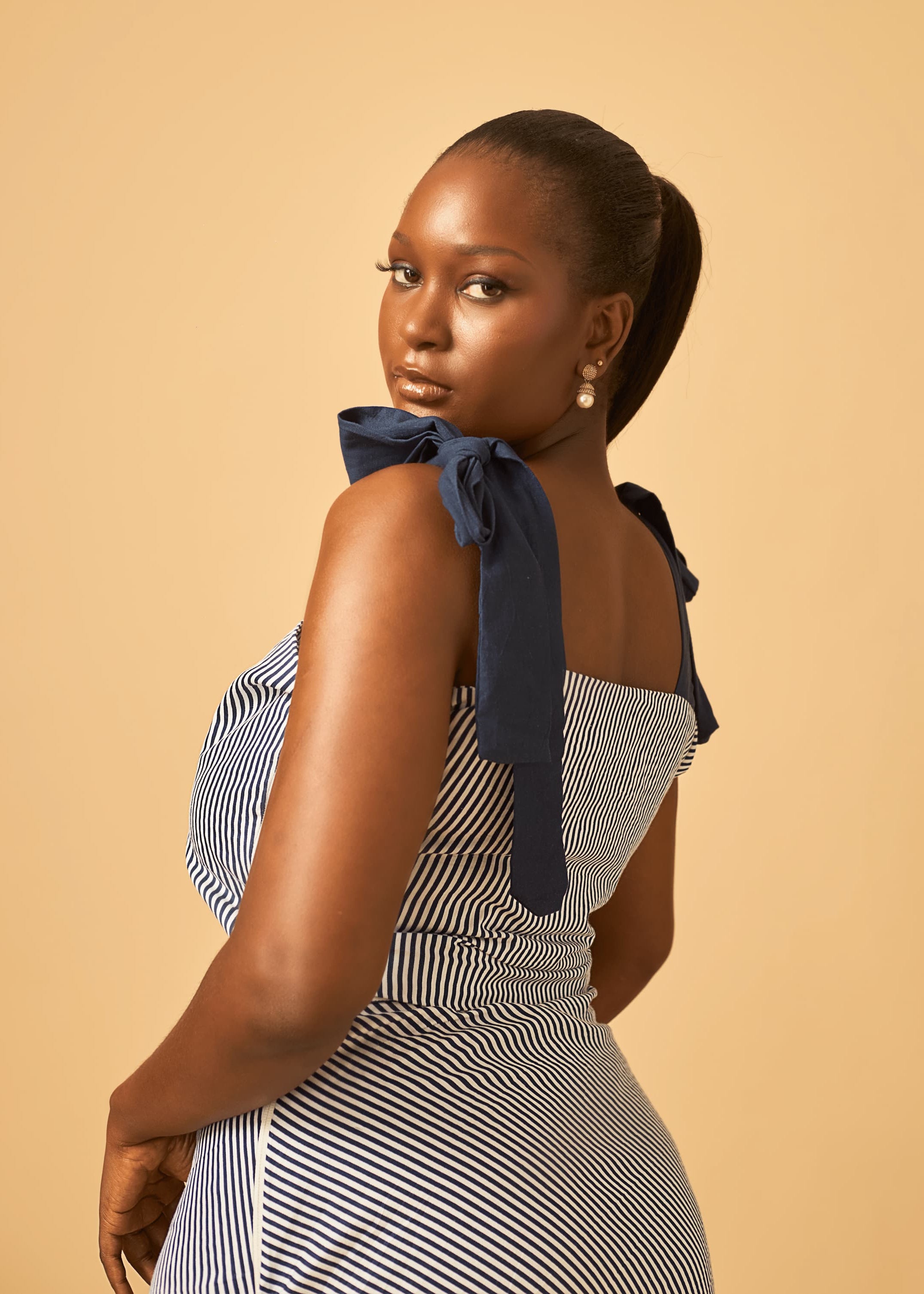 Zeth two-piece - Blue, Black - Co-Ord Set - African Fashion by Gloria & Co