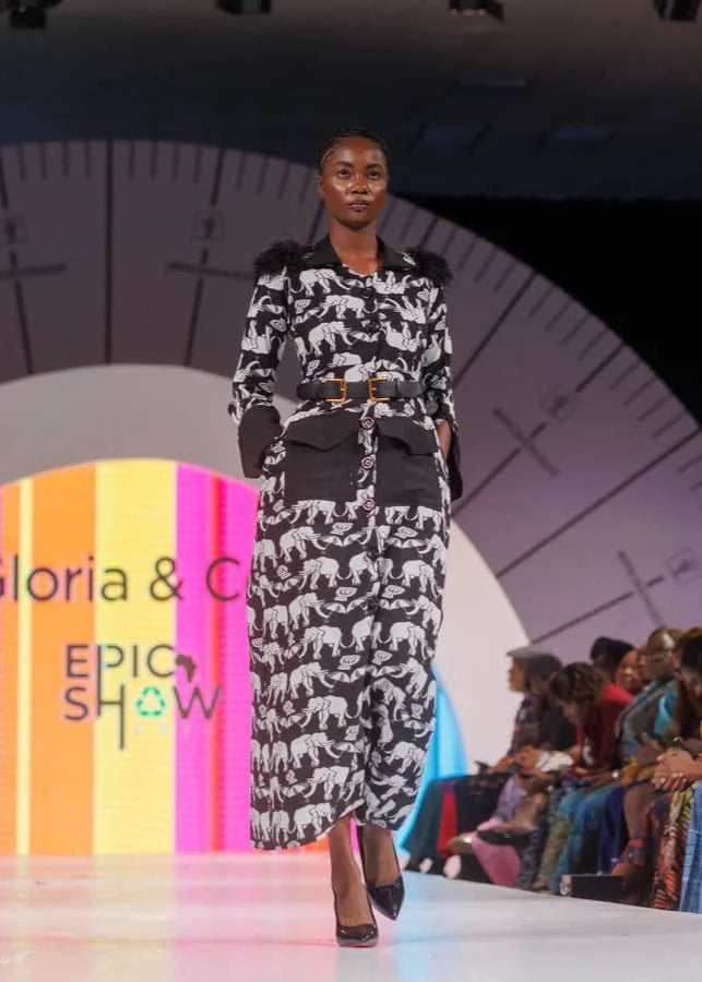 Gloria & Co Dress Black / 8 The Safari Coat