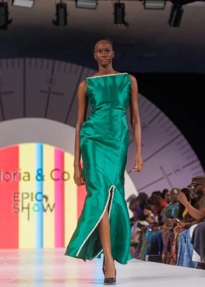 Gloria & Co Dress Green / 8 The  Elegance Gown