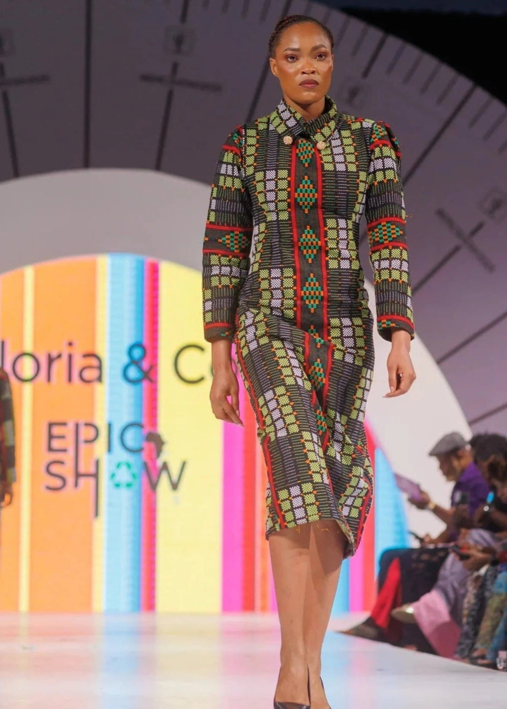 Gloria & Co Dress Multicolor / 8 The Grid Dress