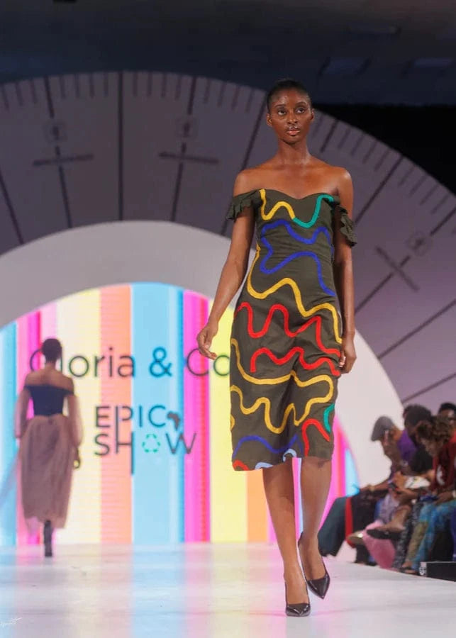Gloria & Co Dress The Aya Contour Midi Dress