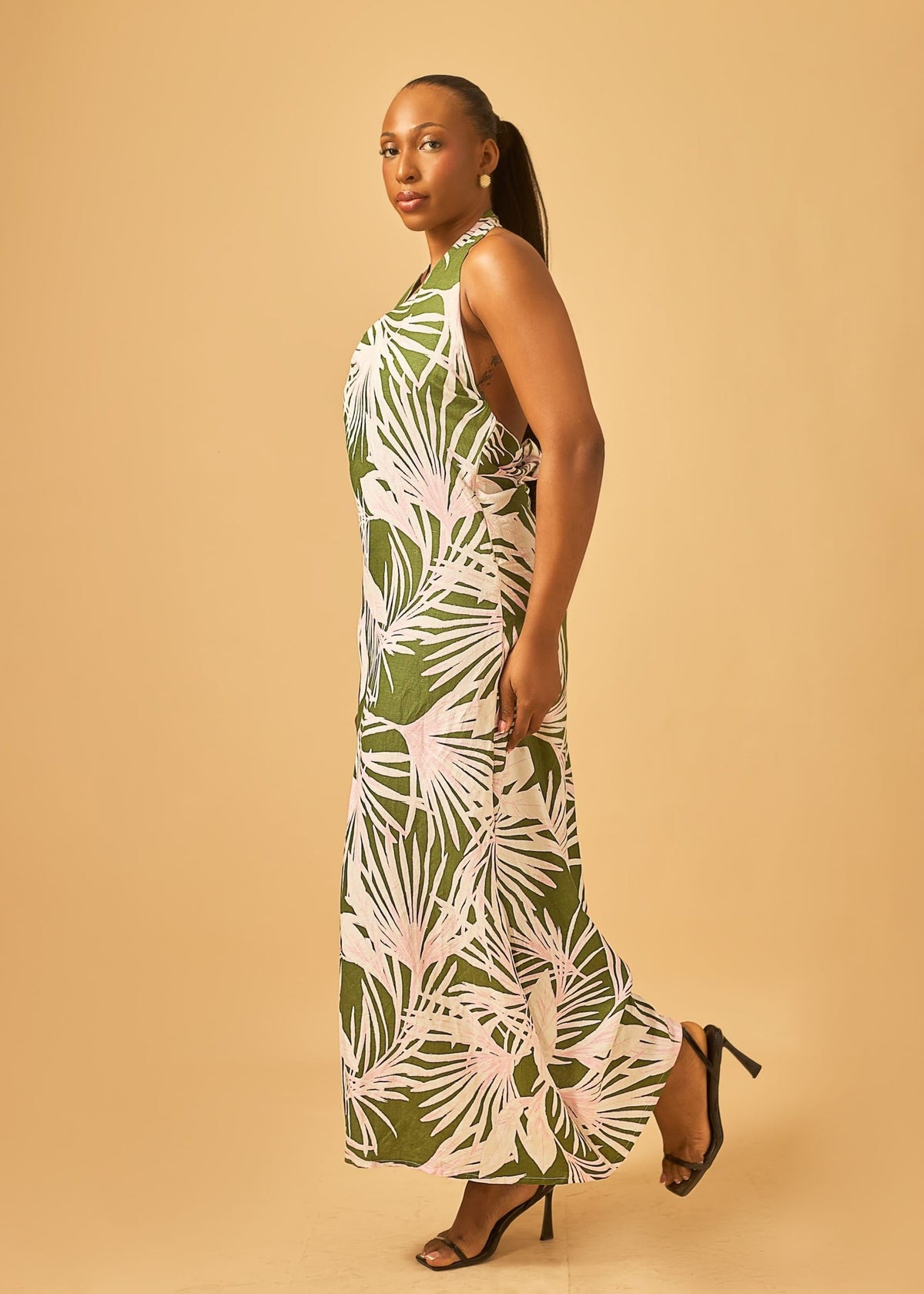 Gloria & Co Women's Dress Sable halter-neck