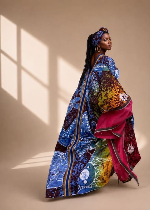 Good Girl Code Bubus & Kaftans SAHARA KAFTAN (AZURE)