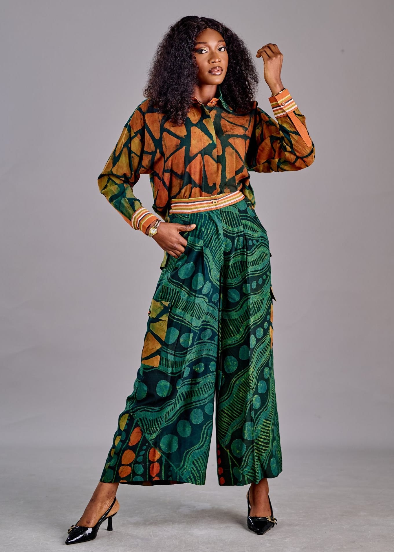 Honeyloom Co-ord Sets & Matching Sets Green / 10 Itara Set