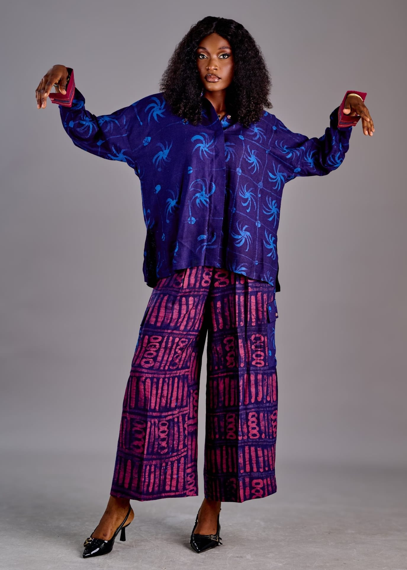 Honeyloom Co-ord Sets & Matching Sets Indigo / 10 Itara Set
