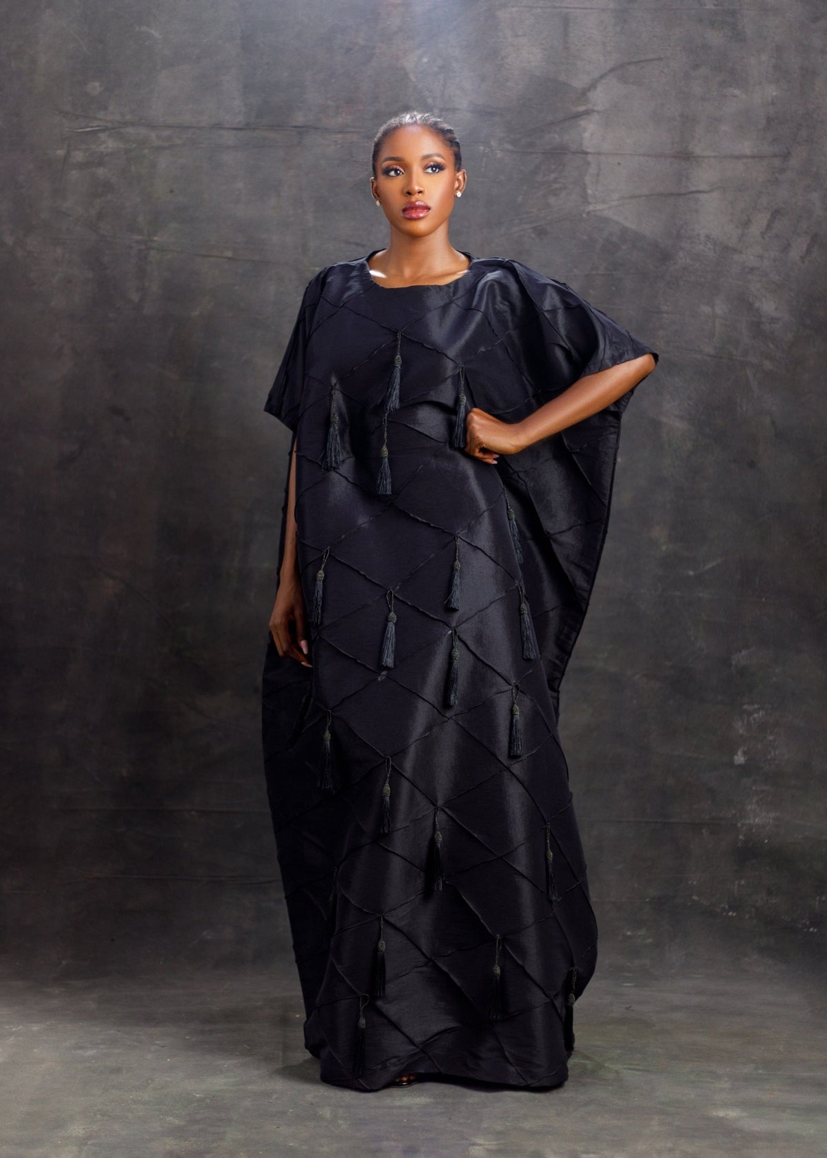 House of Naia Bubus & Kaftans Black / One size Tare Kaftan
