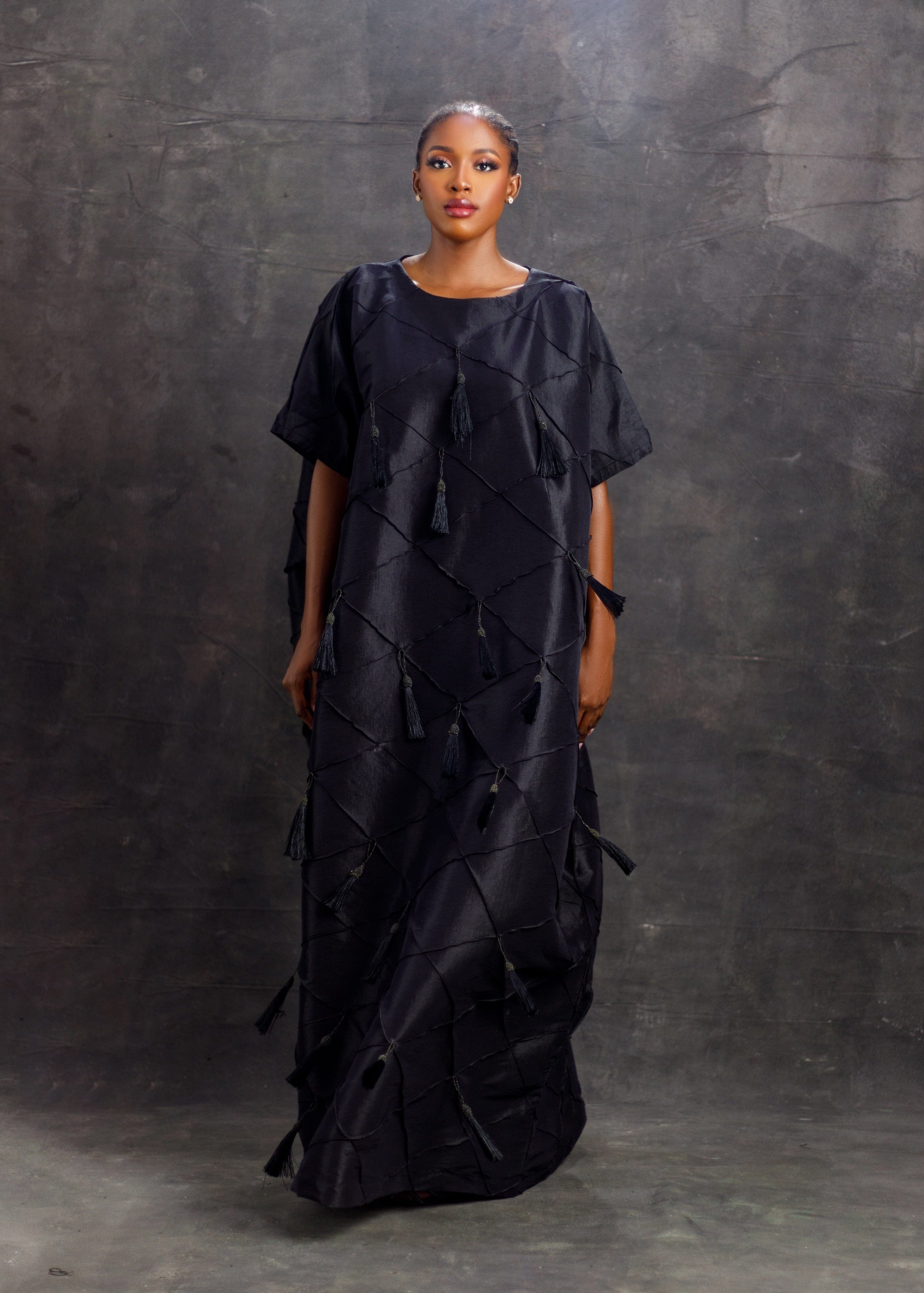 House of Naia Bubus & Kaftans Black / One size Tare Kaftan