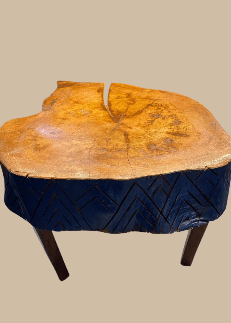 Iro Lagos Home Accessories Blue / Big Stood with Wood Stand