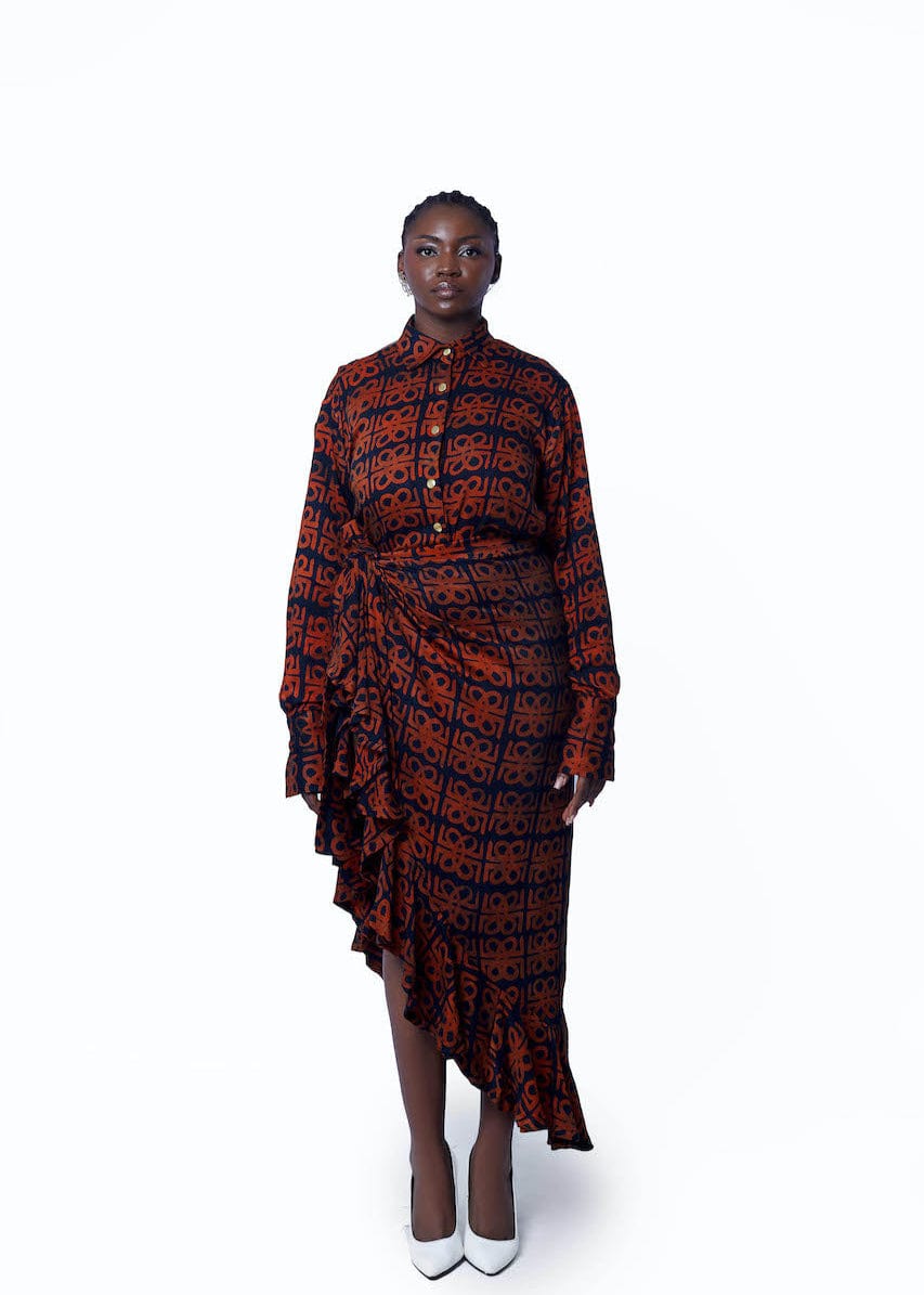 Jermaine Bleu Co-Ord Set Raya Set