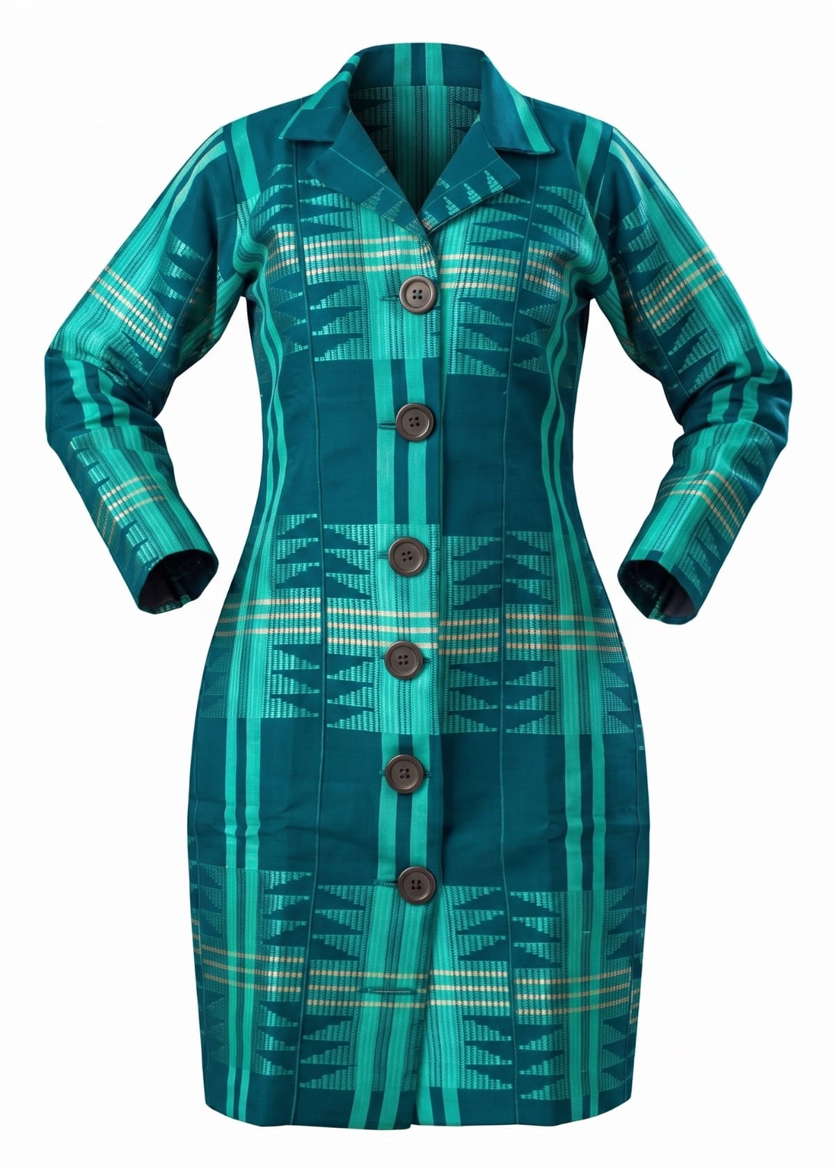 Joyin Afrochic Dresses Aso Oke Blazer Dress
