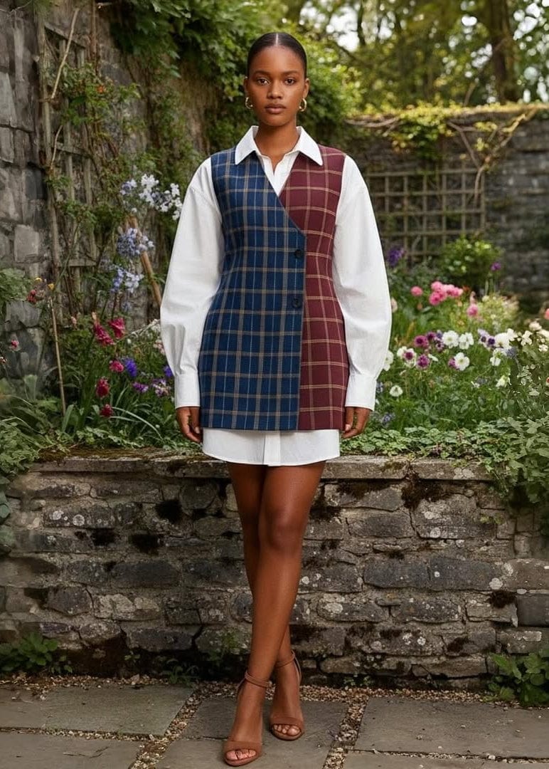 KÀAYA Jackets Nessa Vintage Aso Oke Jacket Dress