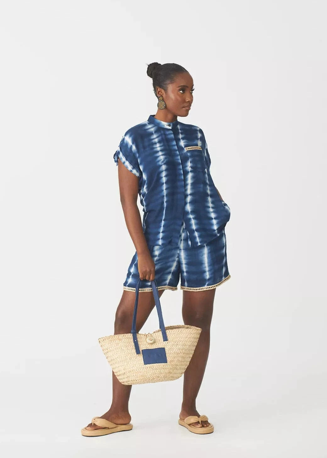 Kwelaku Bags Beige Njem Raffia Tote