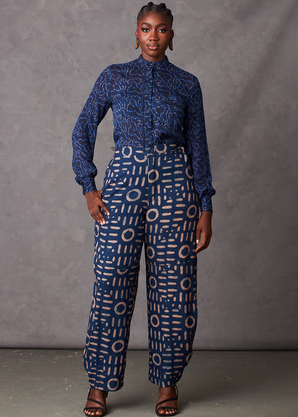 Kwelaku Blouse Uru Button Down Blouse