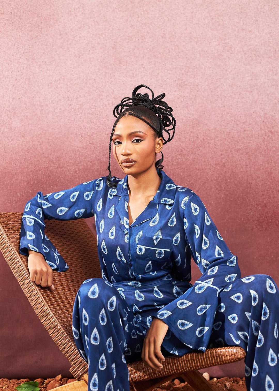Kwelaku Co-Ord Set Raindrop Day-jama Set