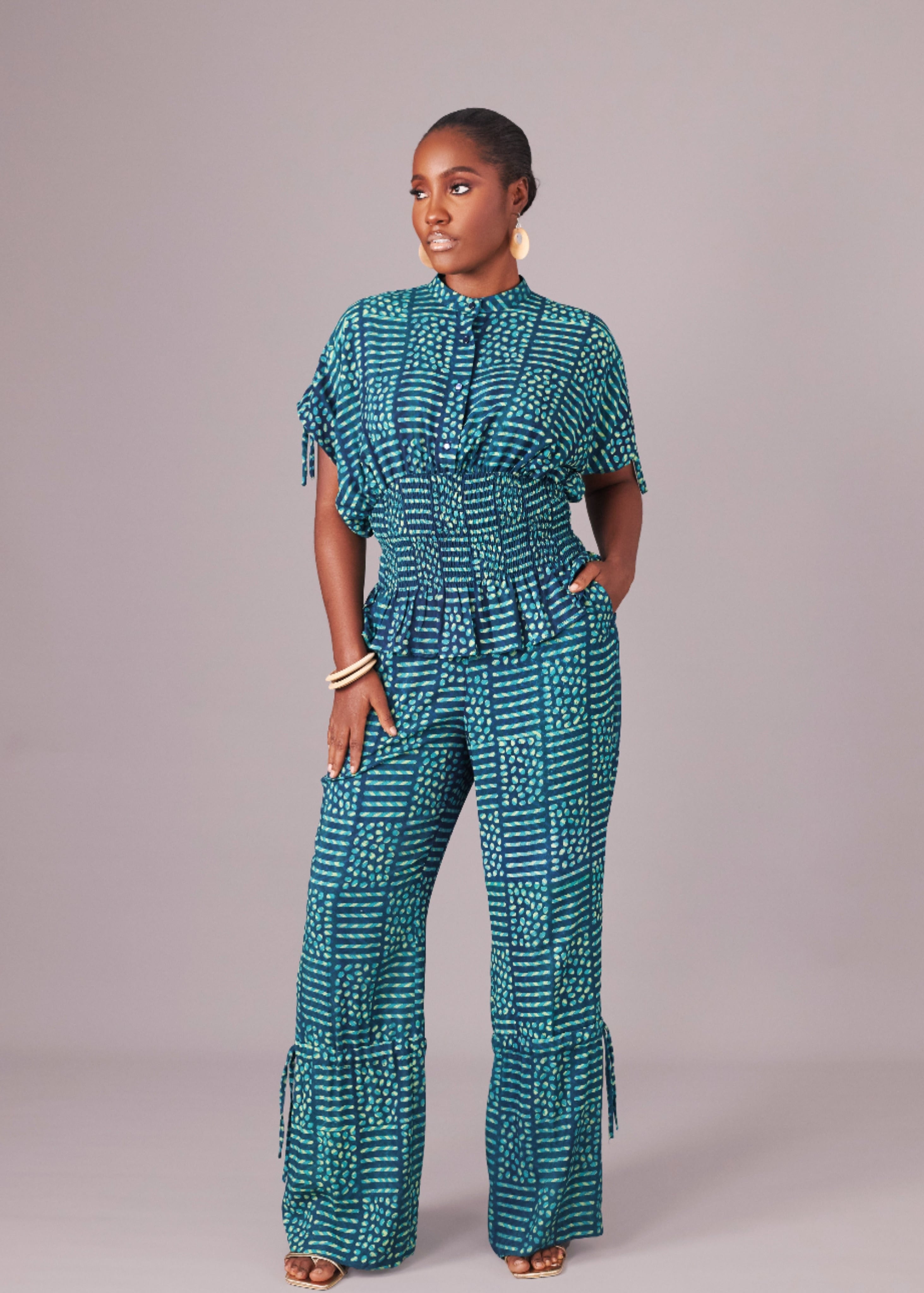 Kwelaku Pants Jelly Drawstring Pants