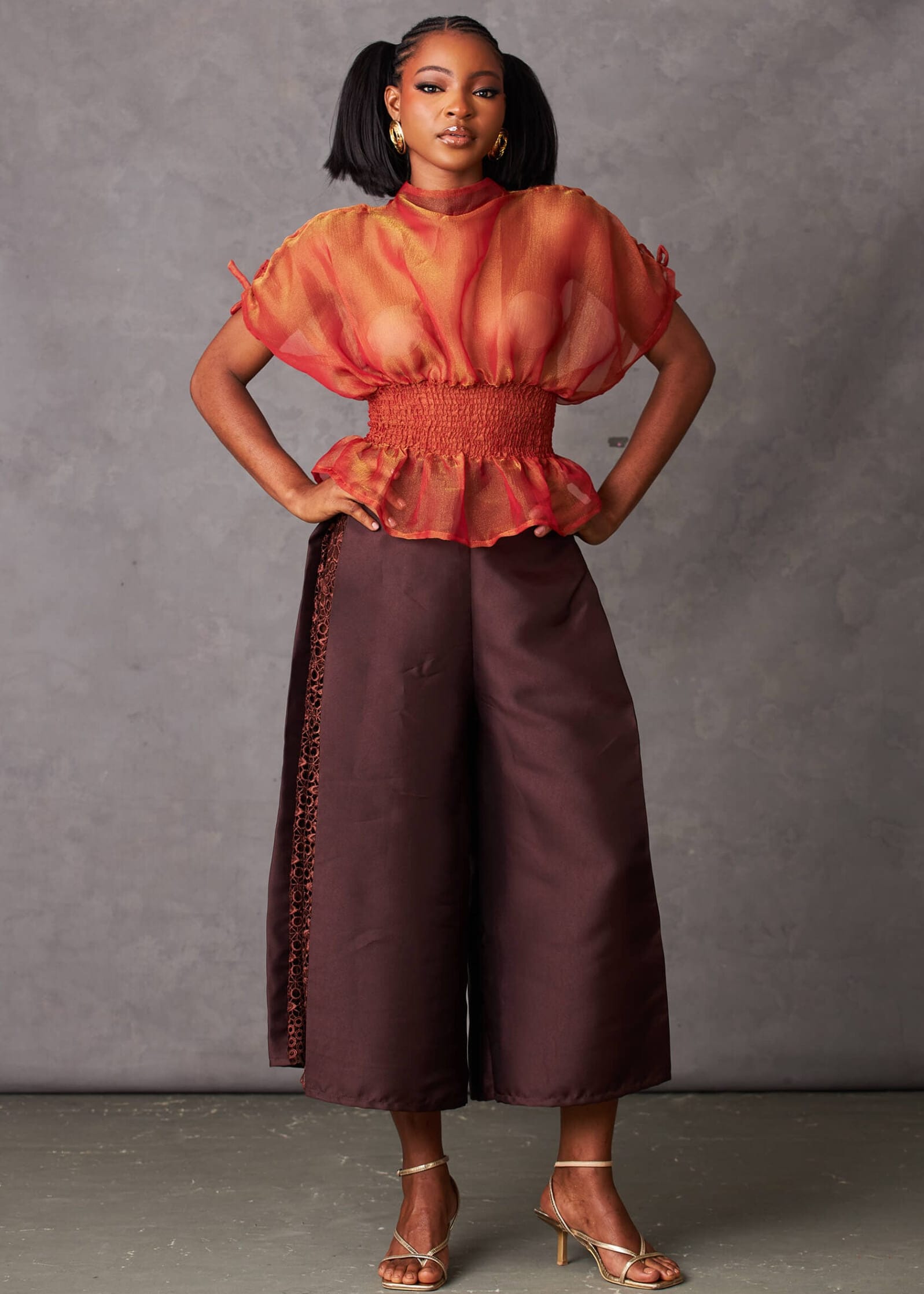 Kwelaku Pants Nkwo Asymmetric Culottes