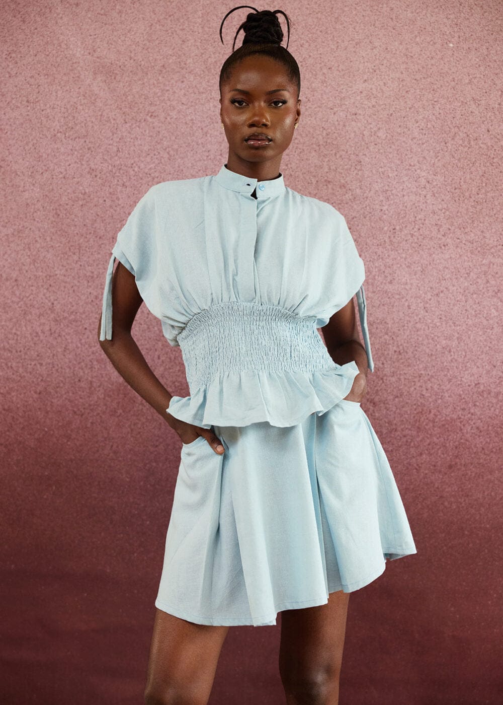 Kwelaku Skirt Pleated Mini Skirt