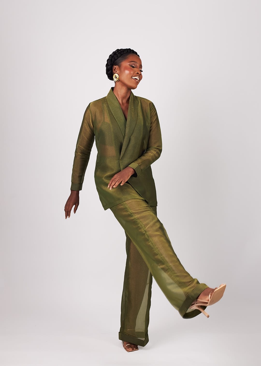 Kwelaku Suits & Blazers Ncheta Organza Signature Suit