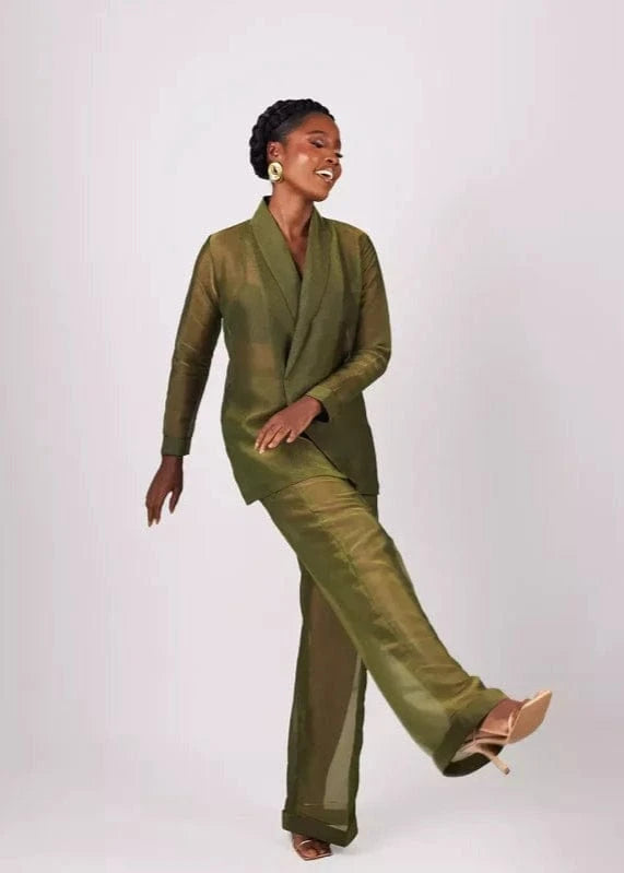 Kwelaku Suits Ncheta Organza Suit (Solid)