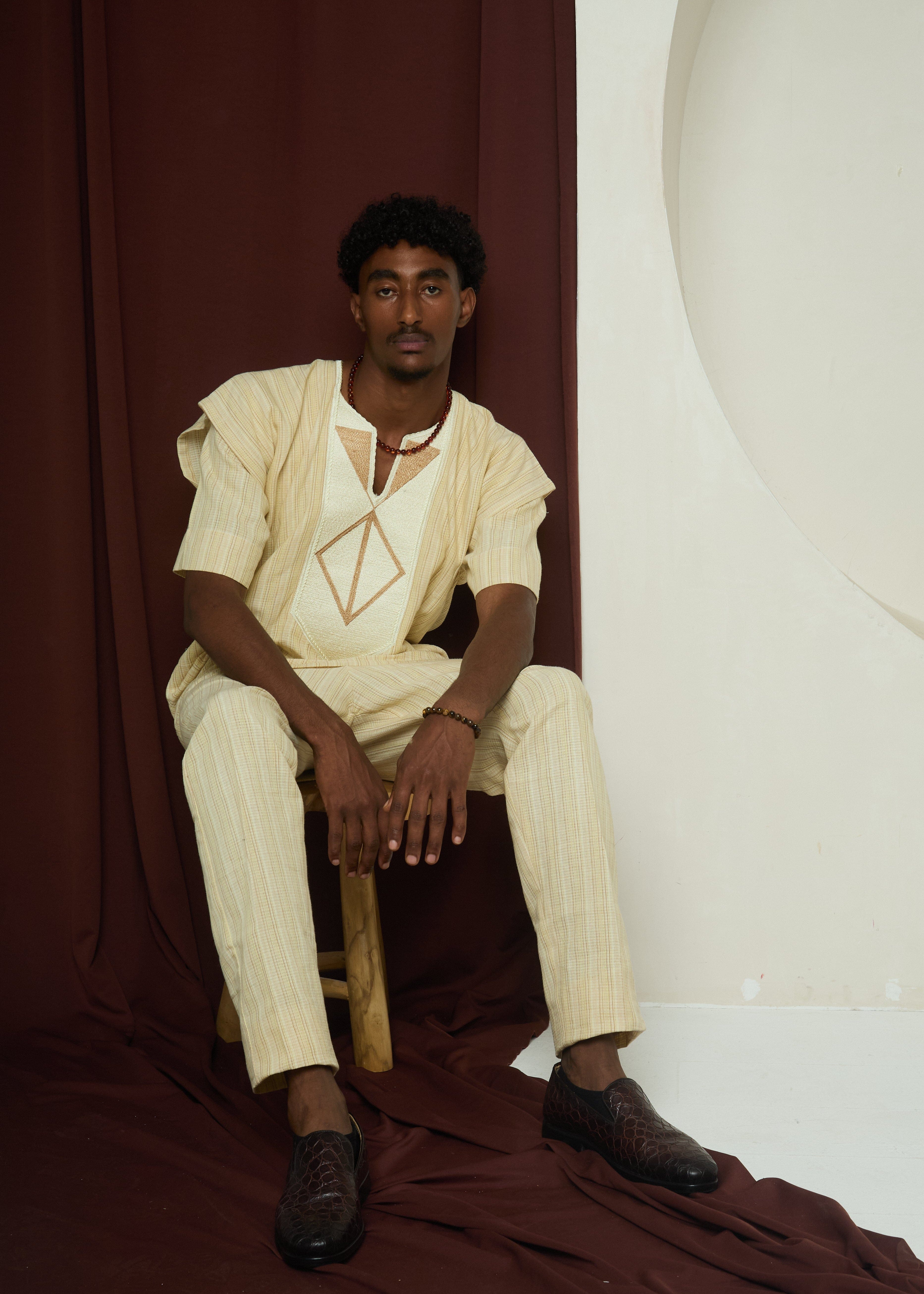 Lekan Aare Co-Ord Set The Golden Custodian (Alamojuto wura)