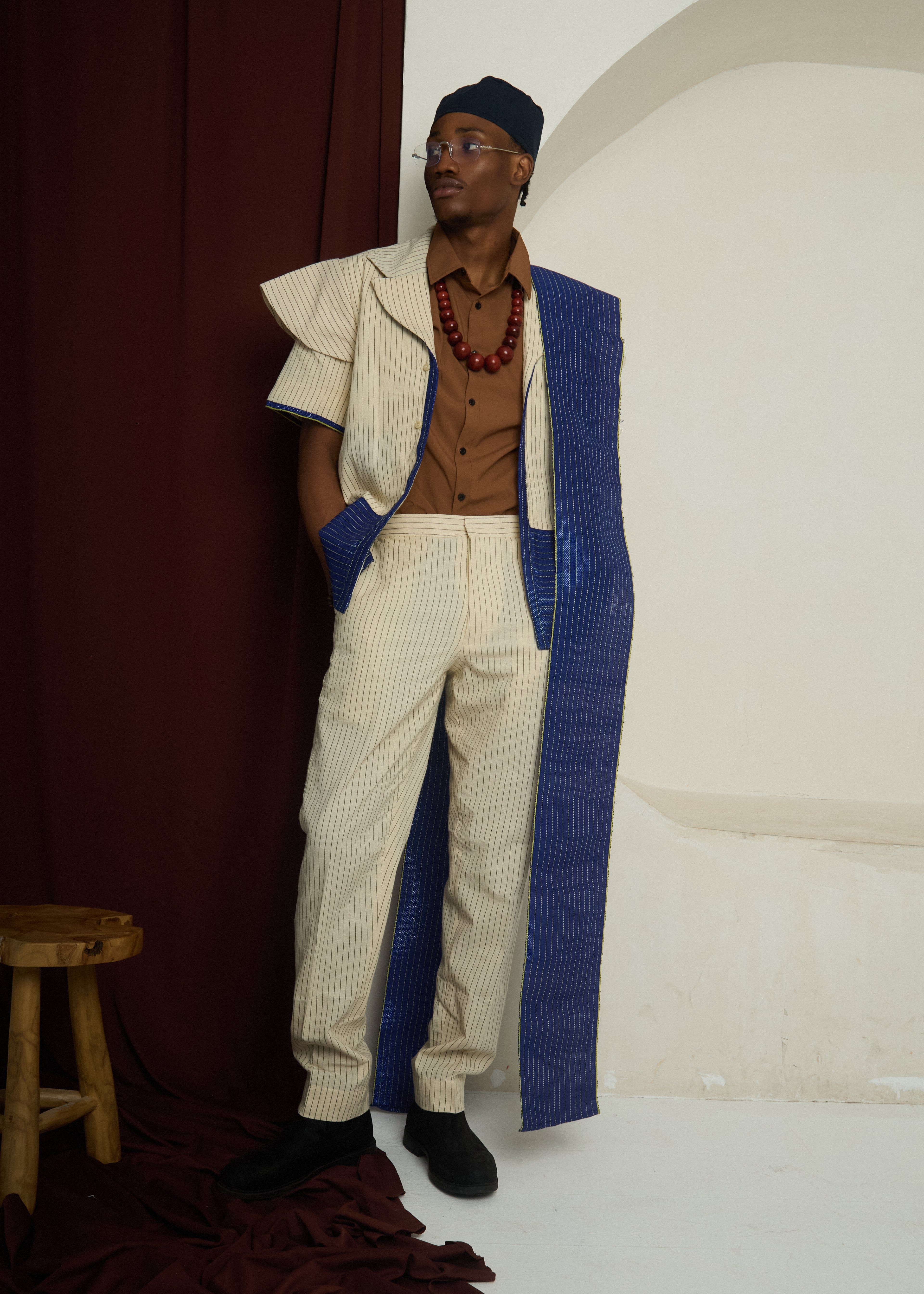 Lekan Aare Suits Off White / 8 The Son Of The Soil (Omo Ilu )