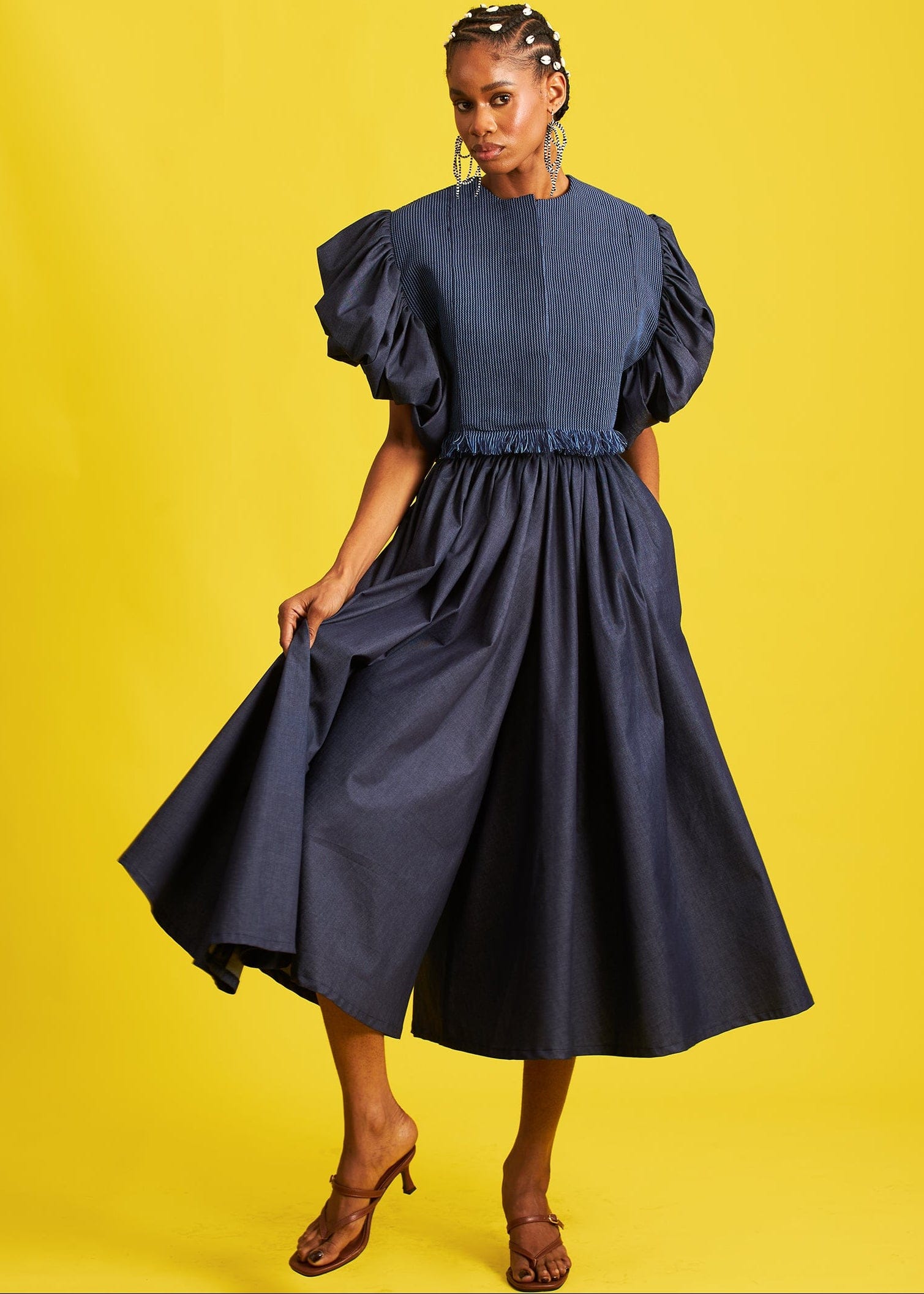 M.O.T Co-Ord Set Binta Denim Cotton Set