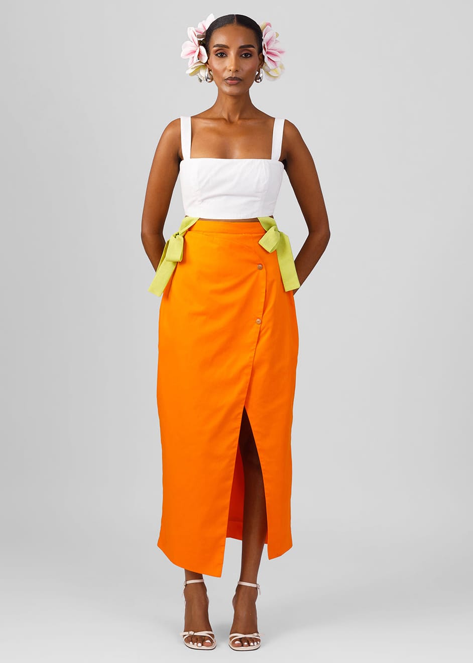 M.O.T Co-Ord Set Orange / 6 Goz Set