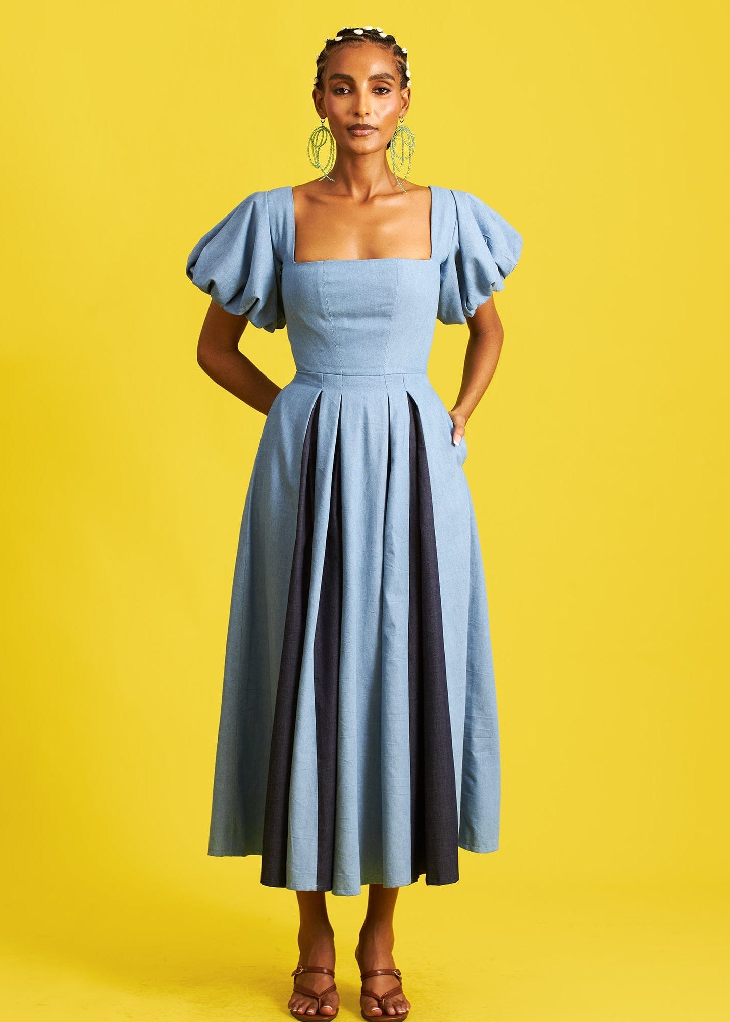 M.O.T Dress Affiong Denim Dress