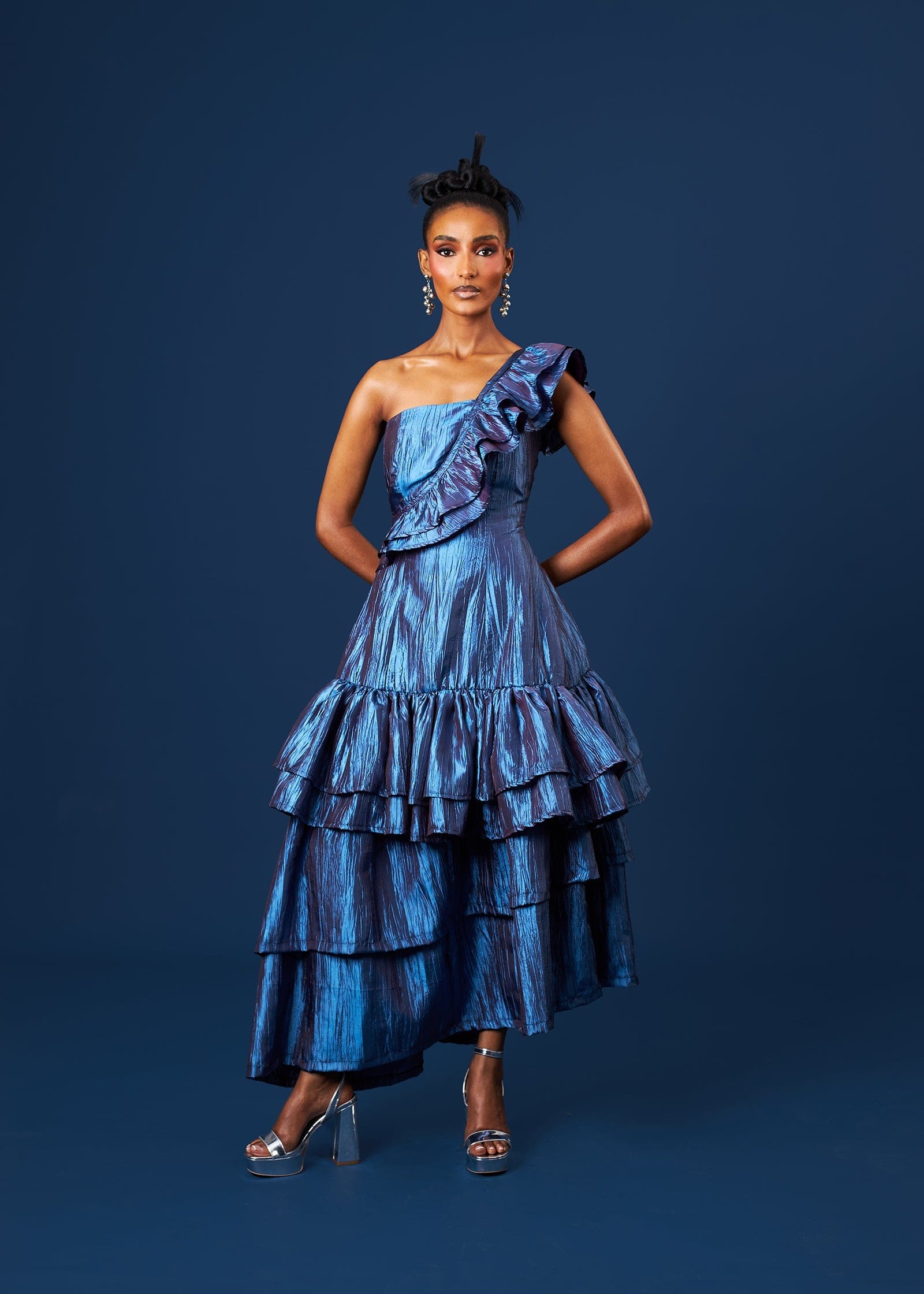 M.O.T Dress Blue / 6 Hassana Midi Dress