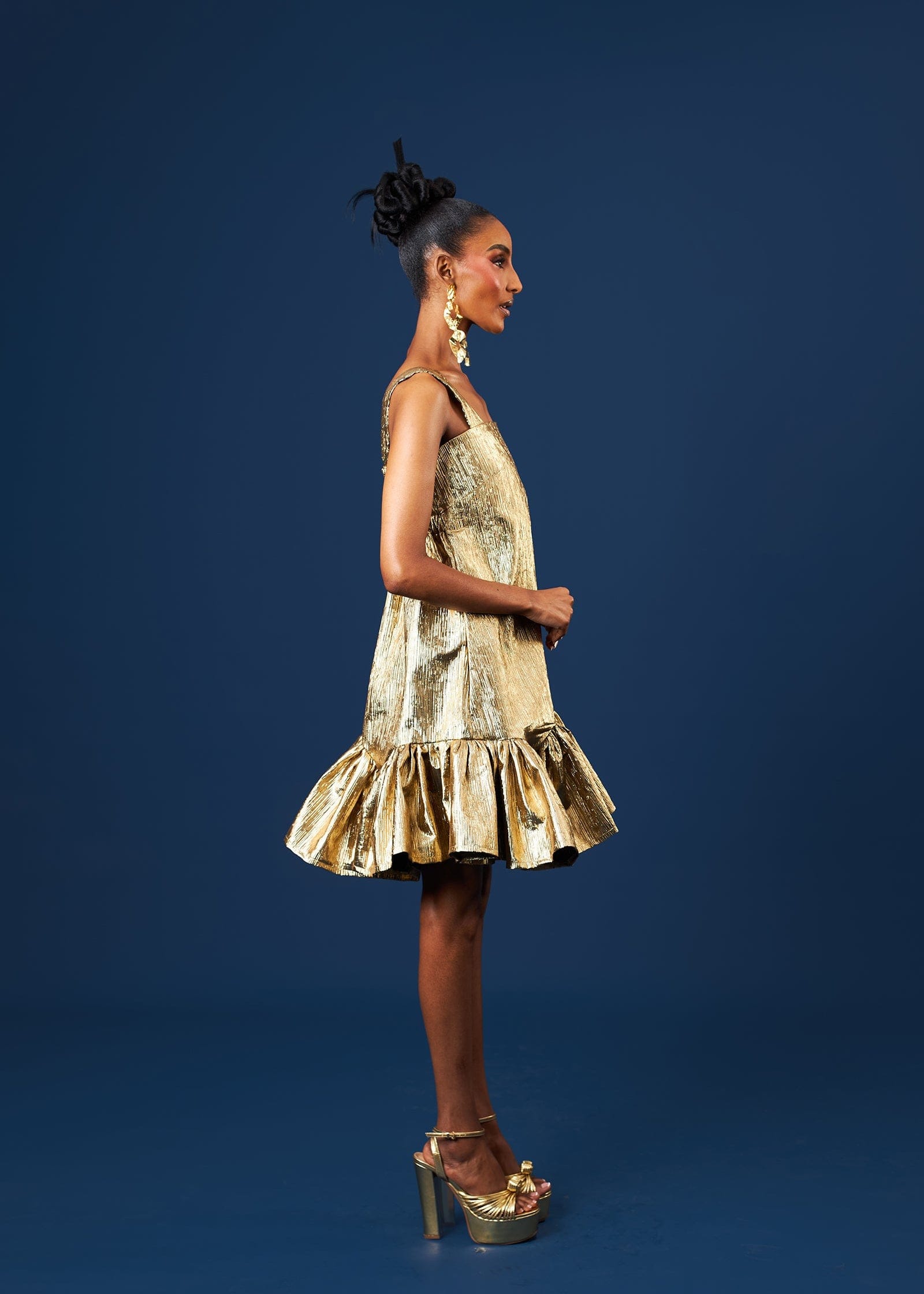 M.O.T Dress Dunsin Gold Dress