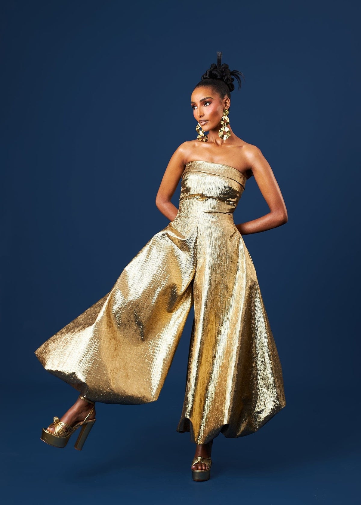 M.O.T Jumpsuit Turai Gold Jumpsuit