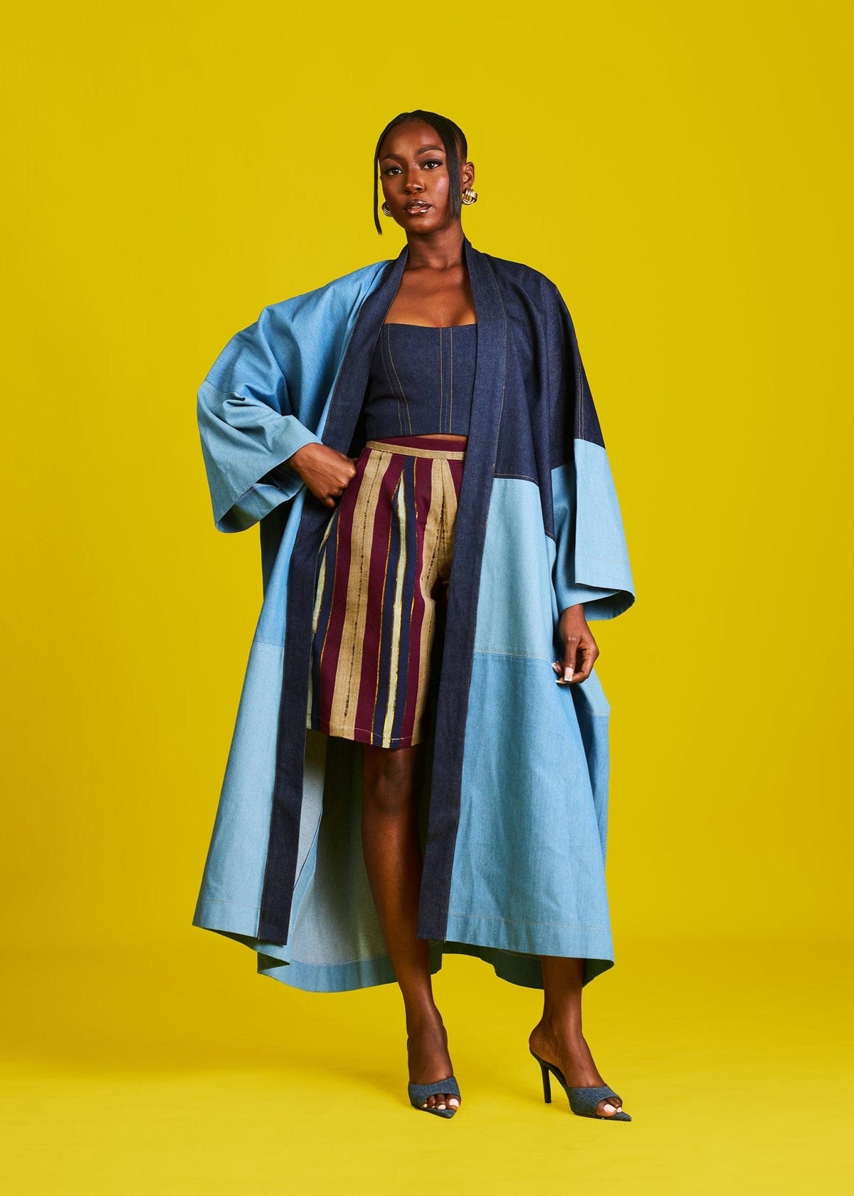 M.O.T Kimono Blue / L Reni Denim Kimono