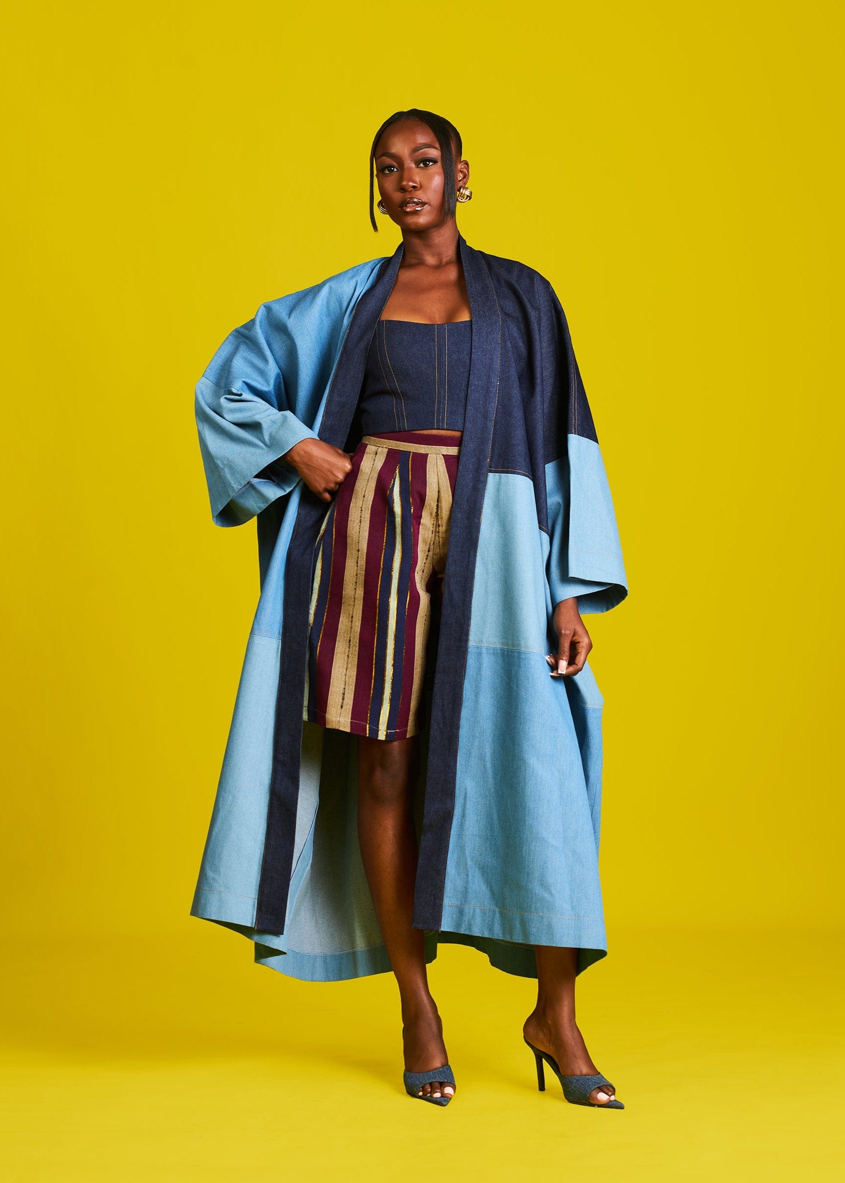 M.O.T Kimono Blue / L Reni Denim Kimono