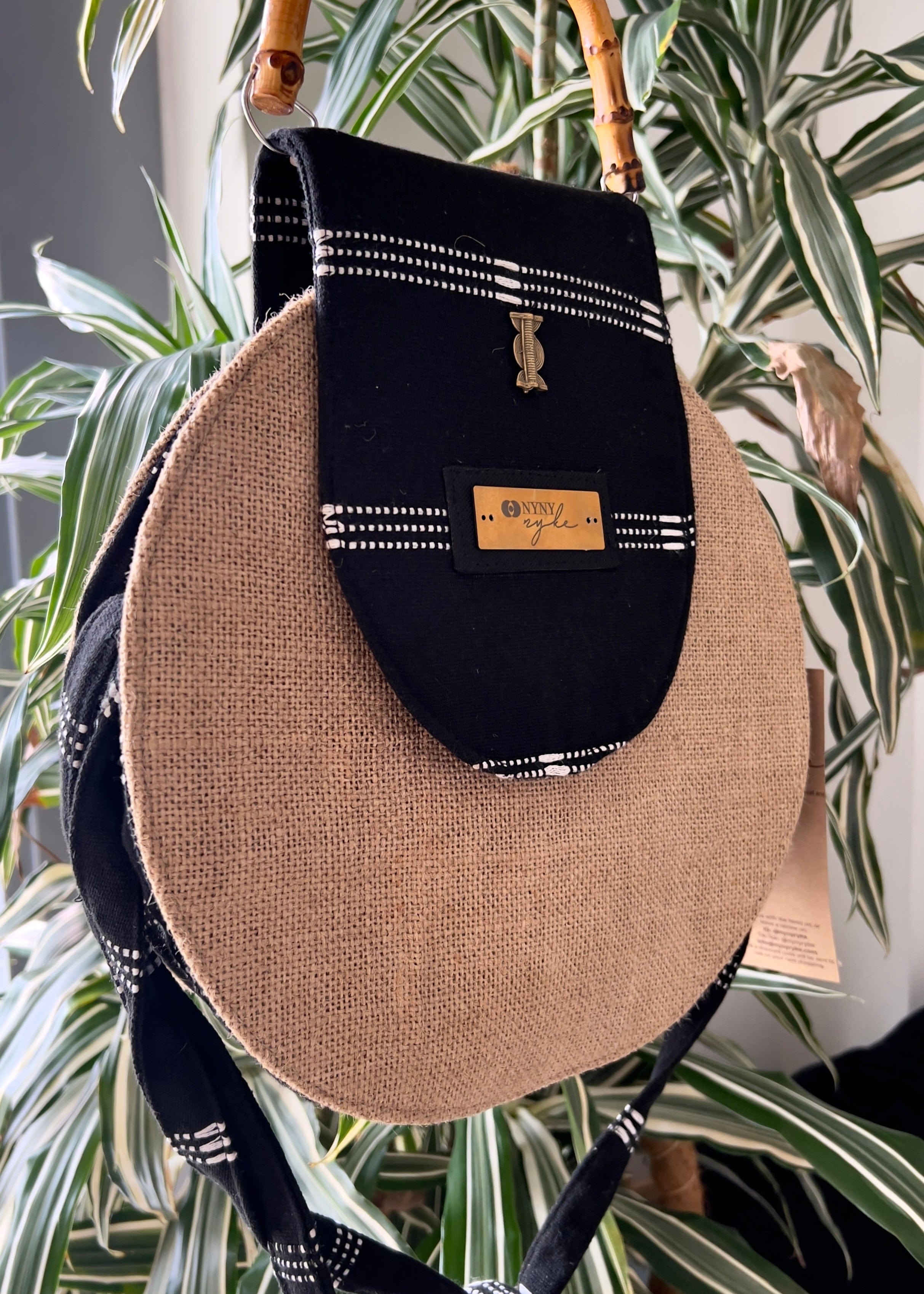 Nyny Ryke Bags Black Etnodisk Handbag