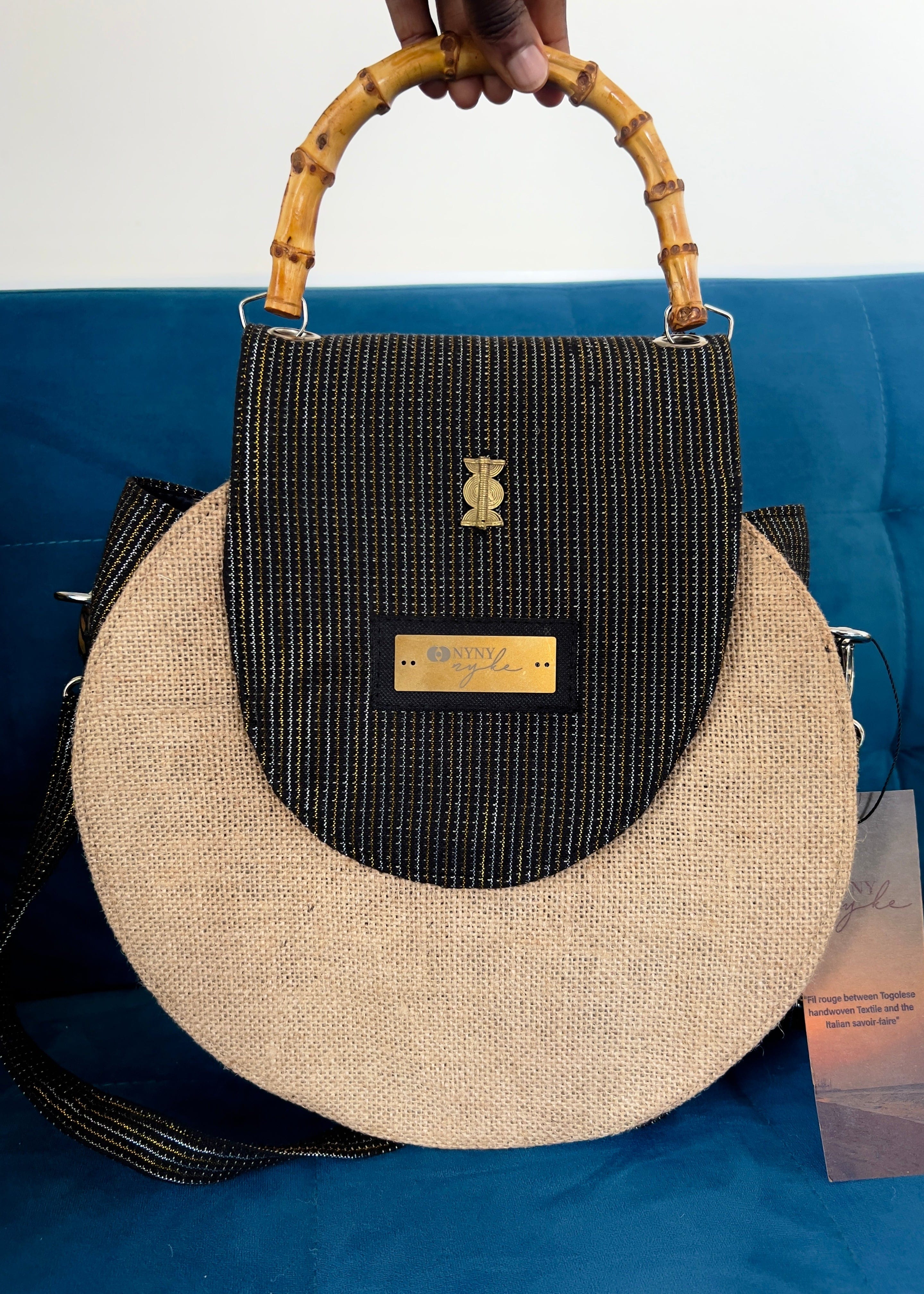 Nyny Ryke Bags Black Etnodisk Handbag