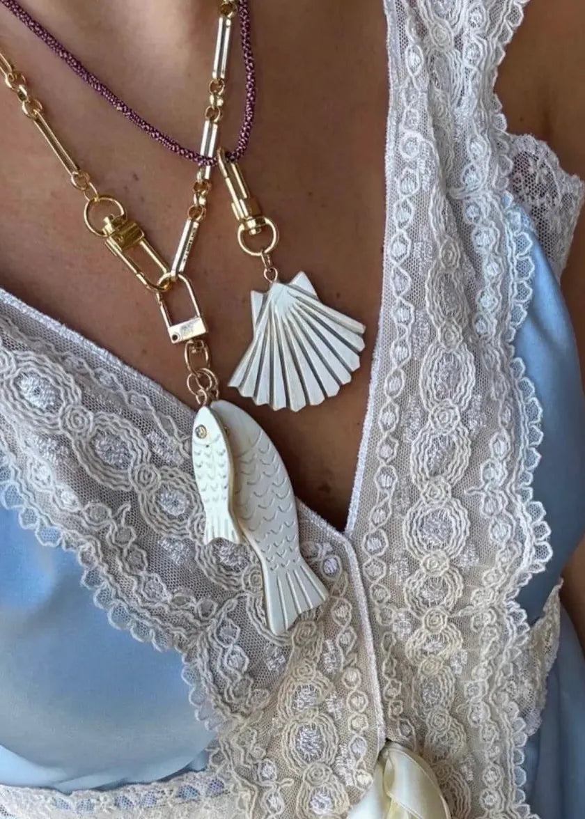 Obumu Necklaces & Pendants Bahari Sea Shell Charm