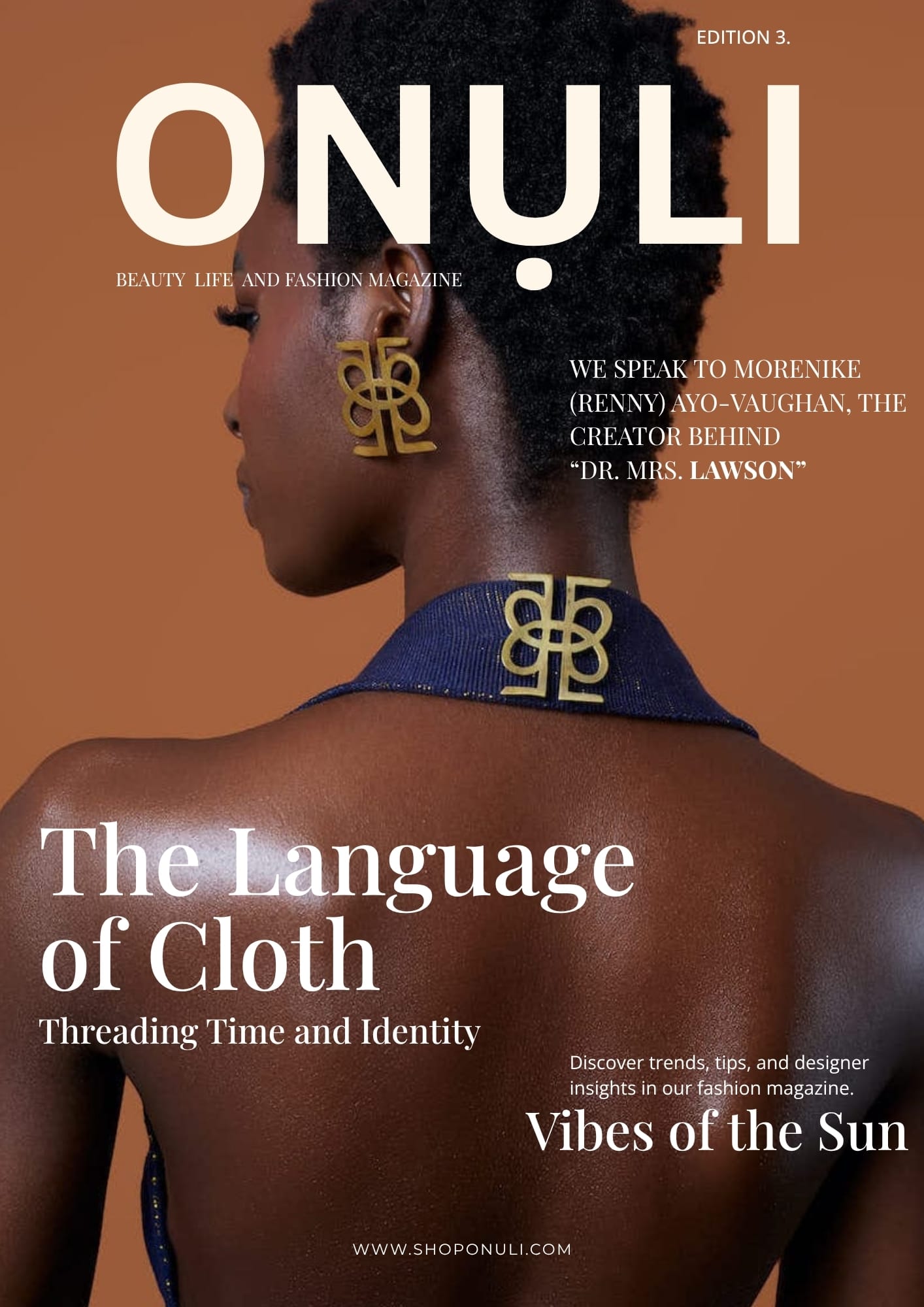 Onuli Magazine ENG- English Onuli Seasonal Magazine 26C - “Language of Cloth” Jun'26 - Dec'26