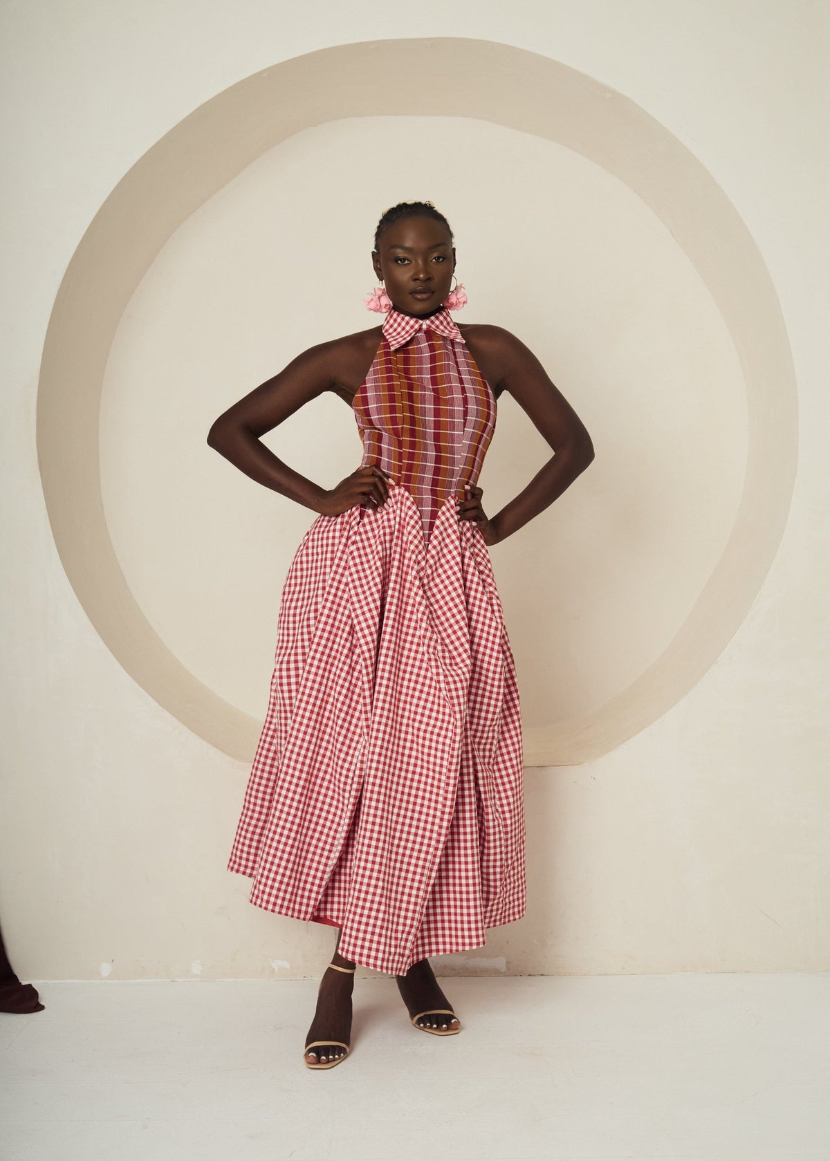 Aladi Dress - Pink - African Fashion by PEM