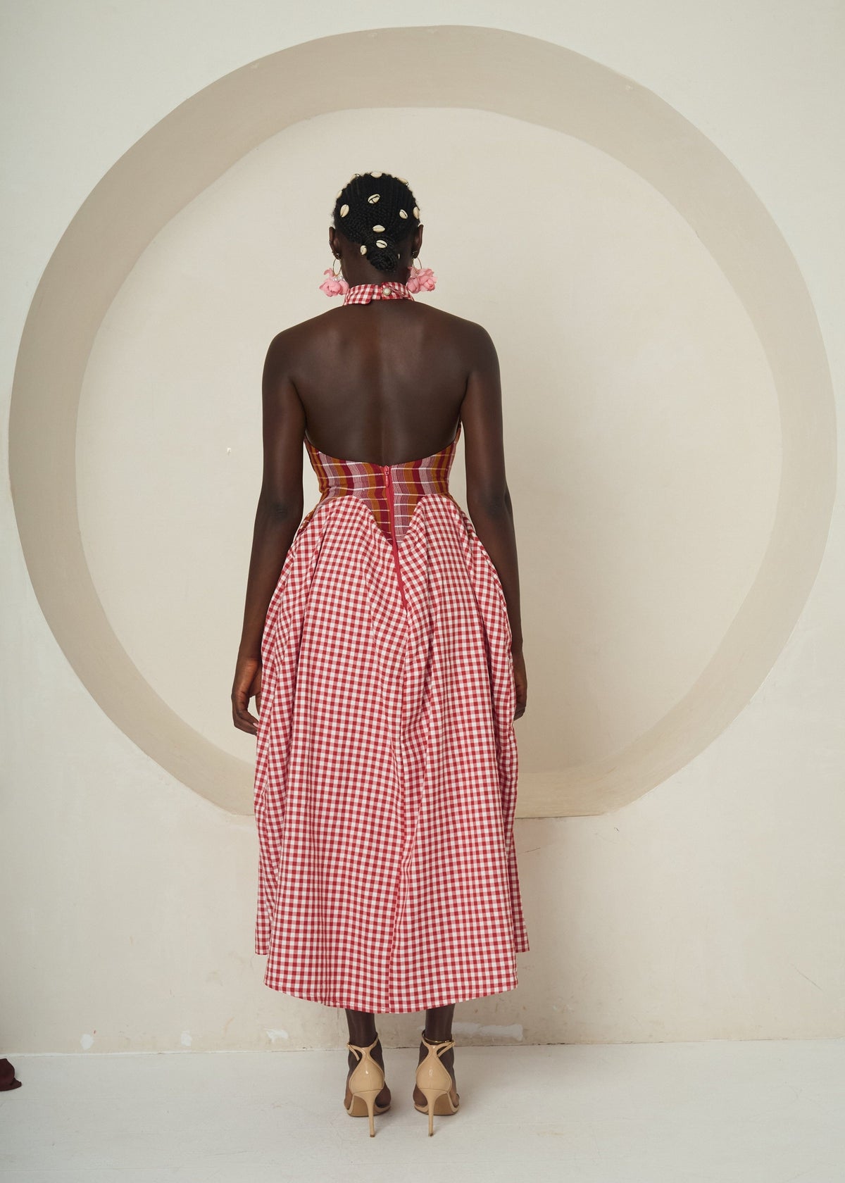 Aladi Dress - Pink - African Fashion by PEM