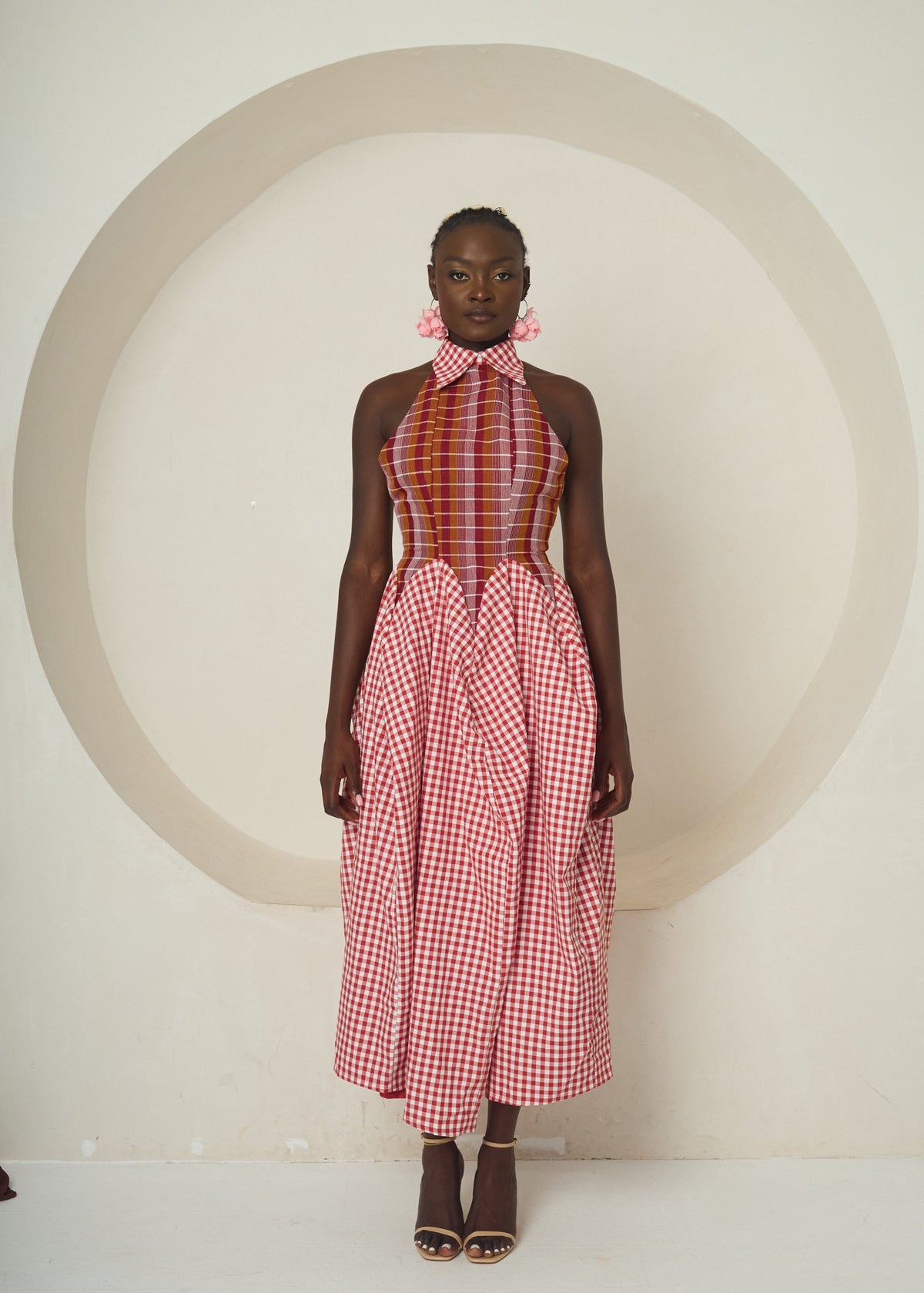 Aladi Dress - Pink - African Fashion by PEM