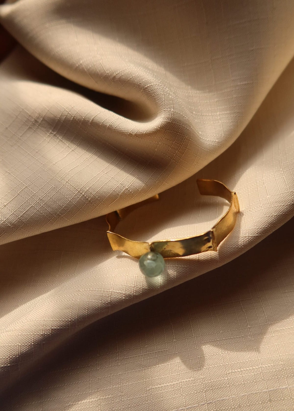 RENIKEJI Bracelets & Bangles Gold Bamboo Gold Cuff