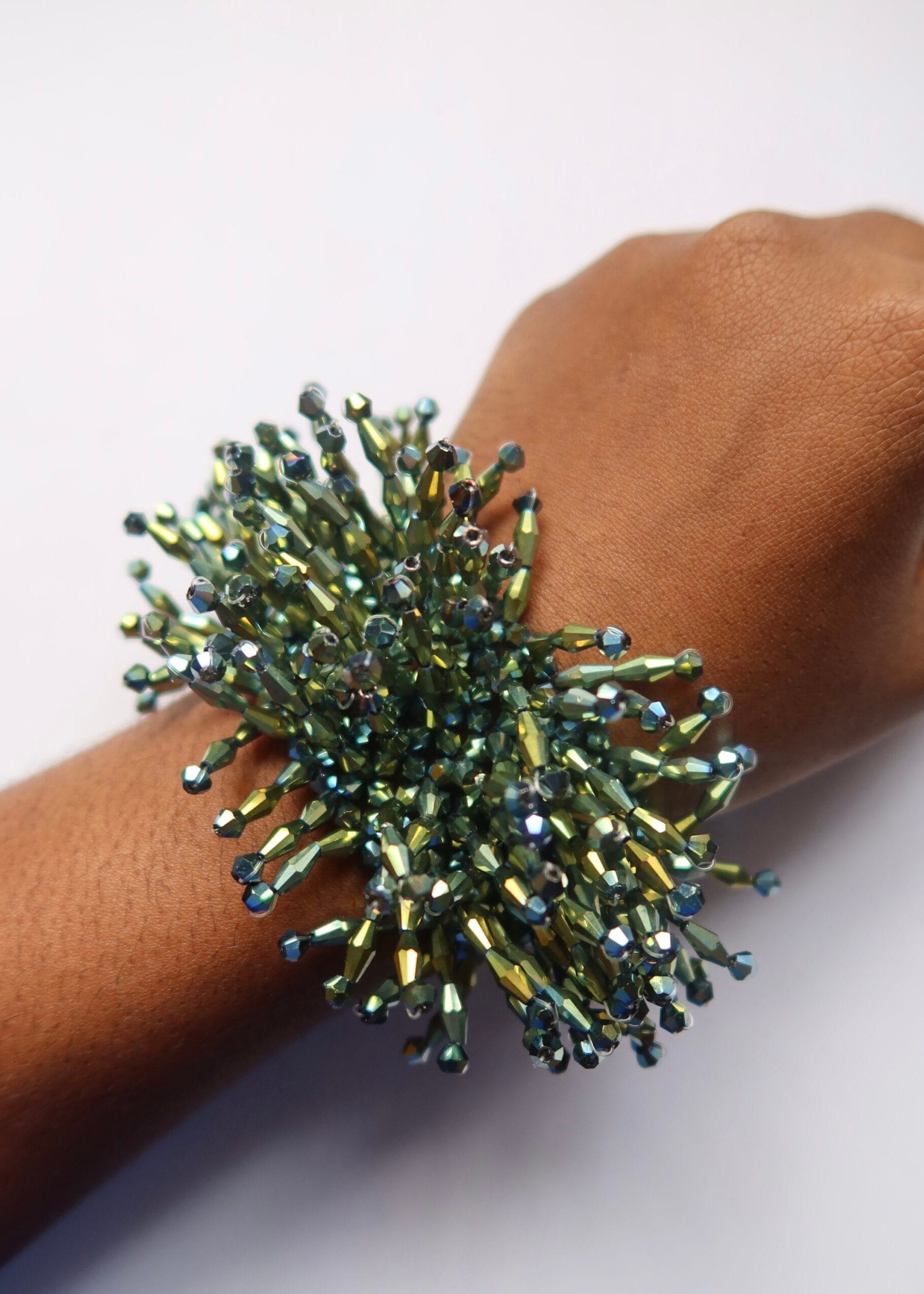 Renikeji Bracelets Golden Cyan Jawu Bracelet