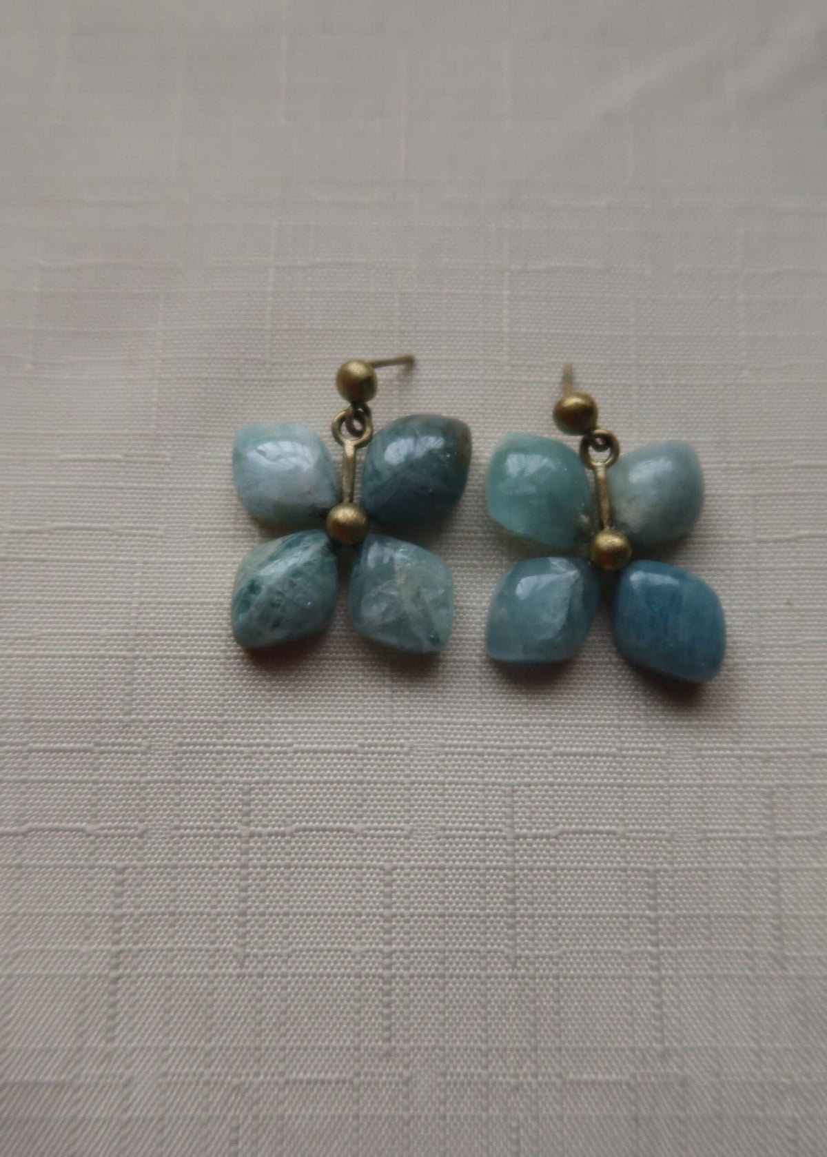 RENIKEJI Earrings Aquamarine Bibi Drop Earrings