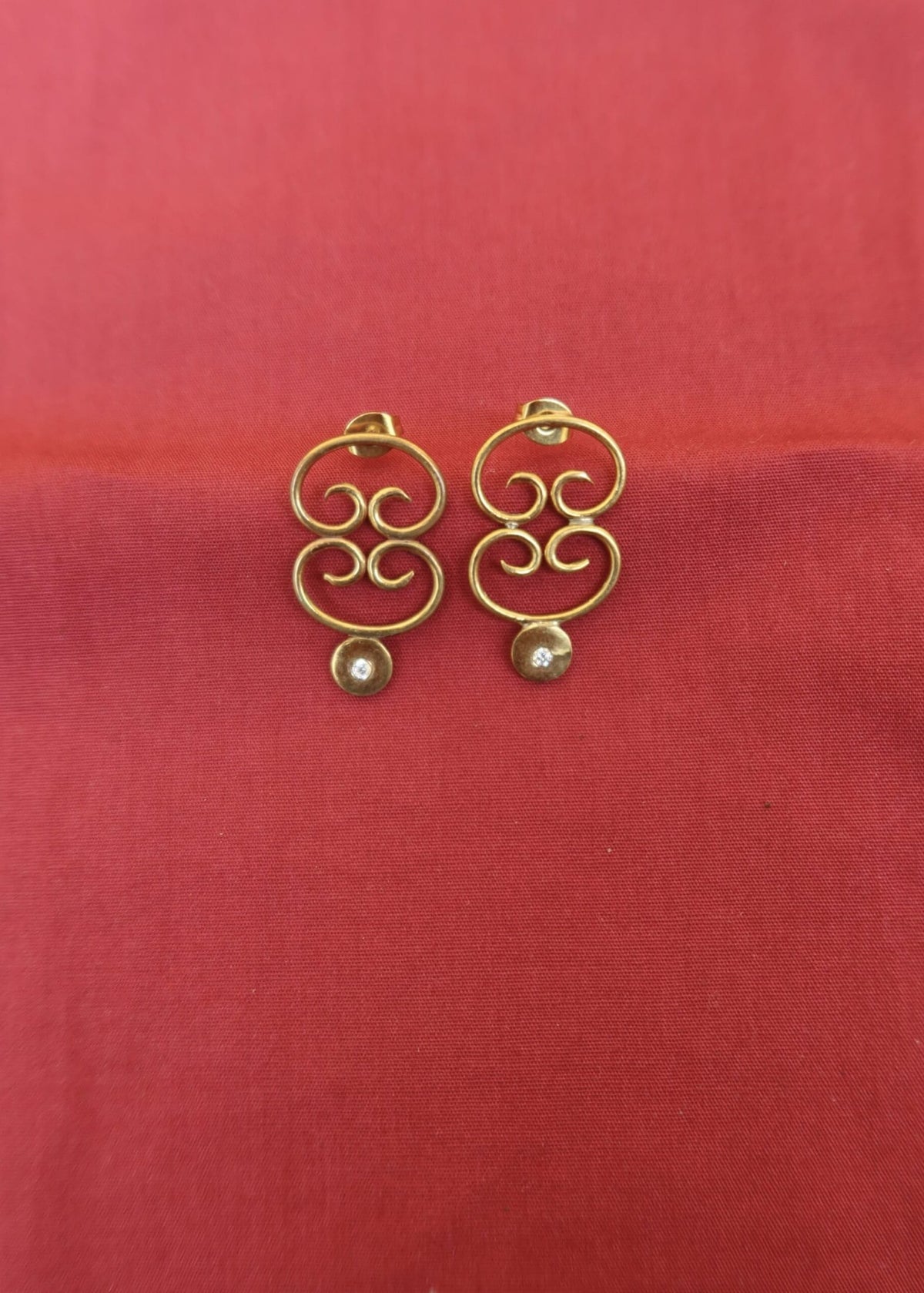 RENIKEJI Earrings Gold Oregun Gold Plated Earrings