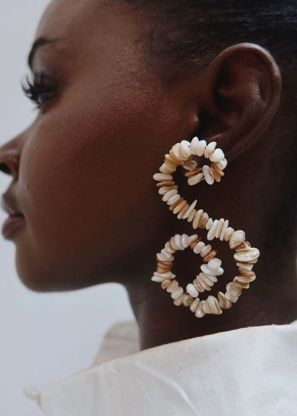 RENIKEJI Earrings Luni Precious Stone Earrings