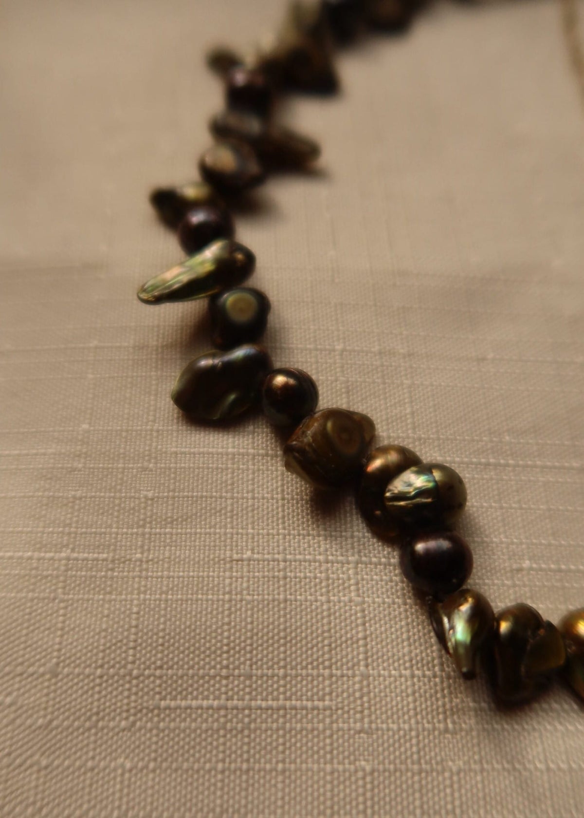 RENIKEJI Necklaces & Pendants Ash Seaweed Oyster Beaded Necklace