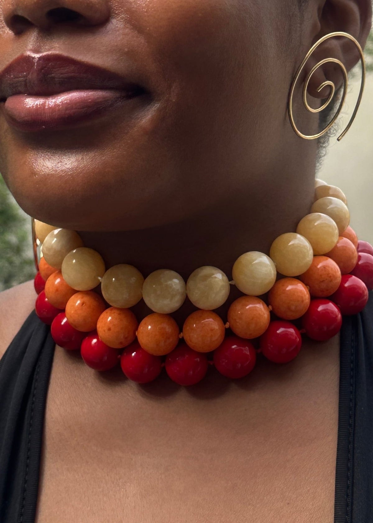 RENIKEJI Necklaces & Pendants Ola Ball String Necklace - One Strand