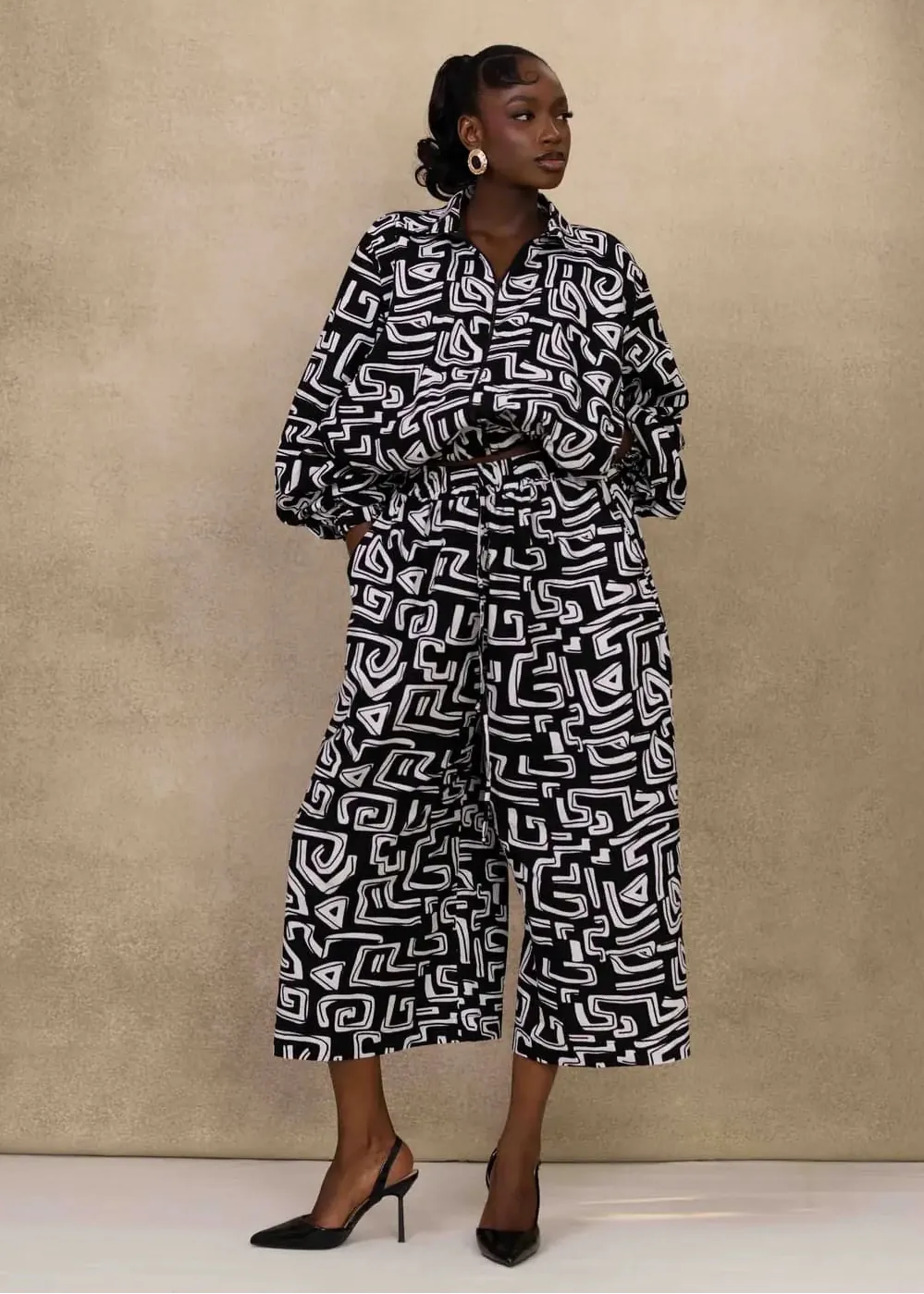Ruks á la mode Co-ord Sets & Matching Sets Multicolor Zora Culottes Set
