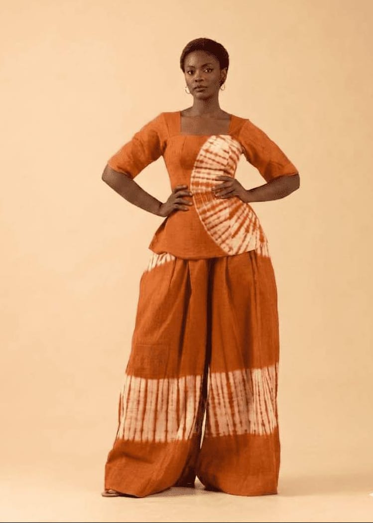 Ruks á la mode Co-ord Sets & Matching Sets Orange / 6 / Petite Rinni Sleeved Top & Long Pants