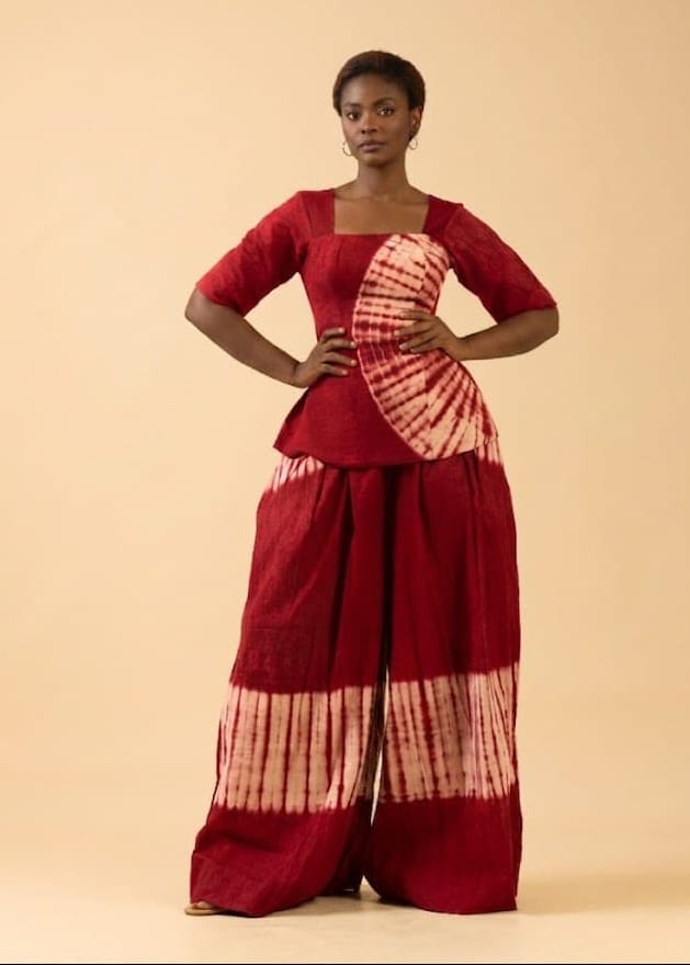 Ruks á la mode Co-ord Sets & Matching Sets Red / 6 / Petite Rinni Sleeved Top & Long Pants